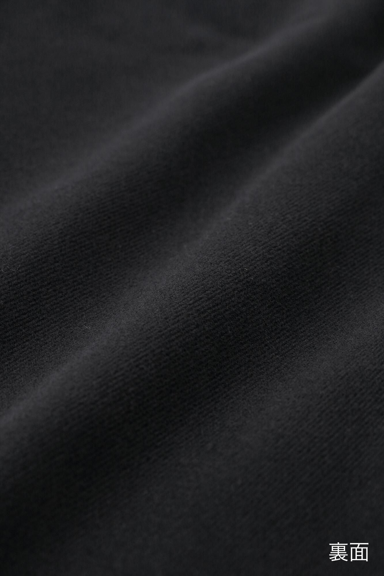 【net Limited】Fine Brushed Hair Twill Weave Slim-type Leggings Pants / Window Dark Grey