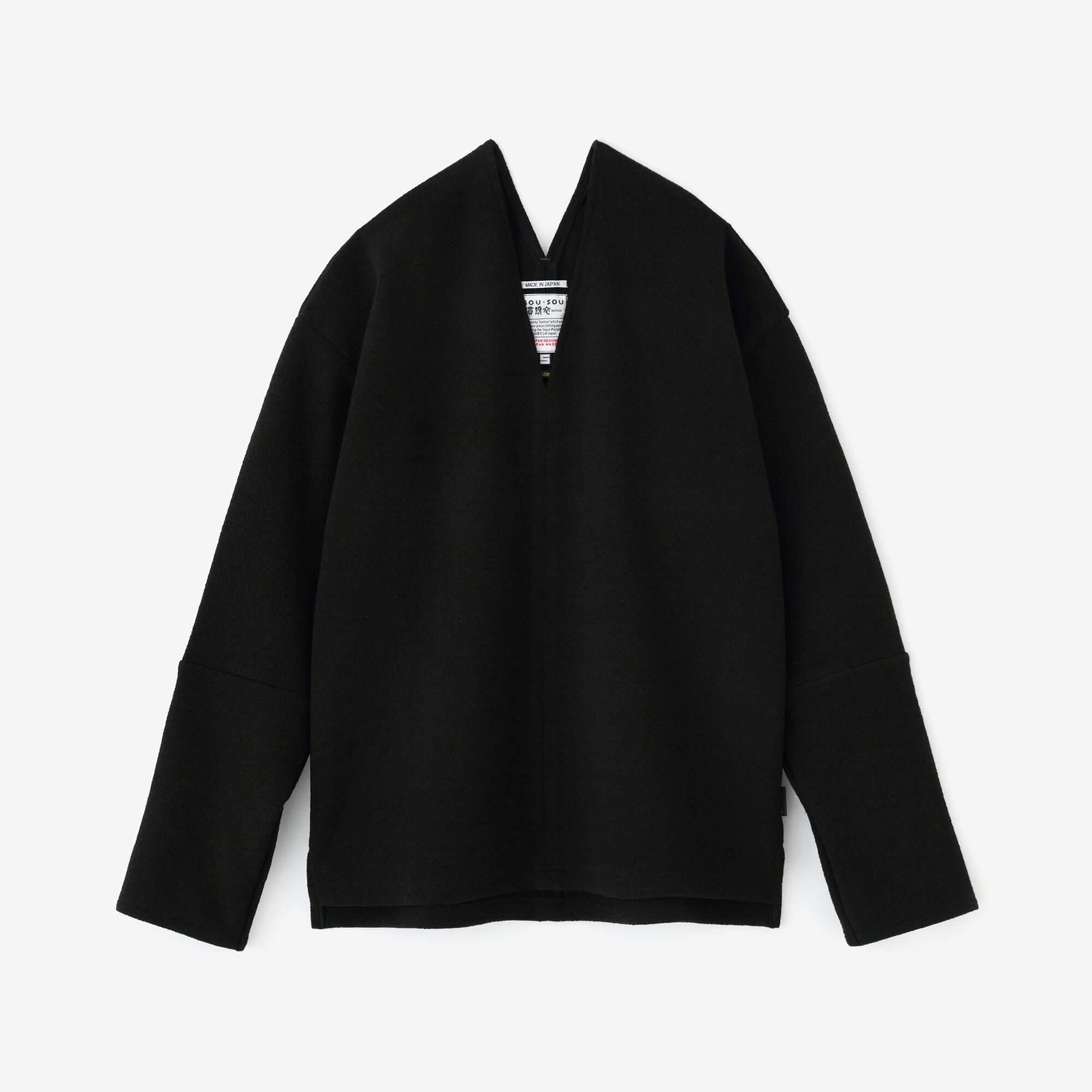 舶来梳毛（はくらいそもう） 阿弥（あみ） 違い袖貫頭衣（ちがいそで