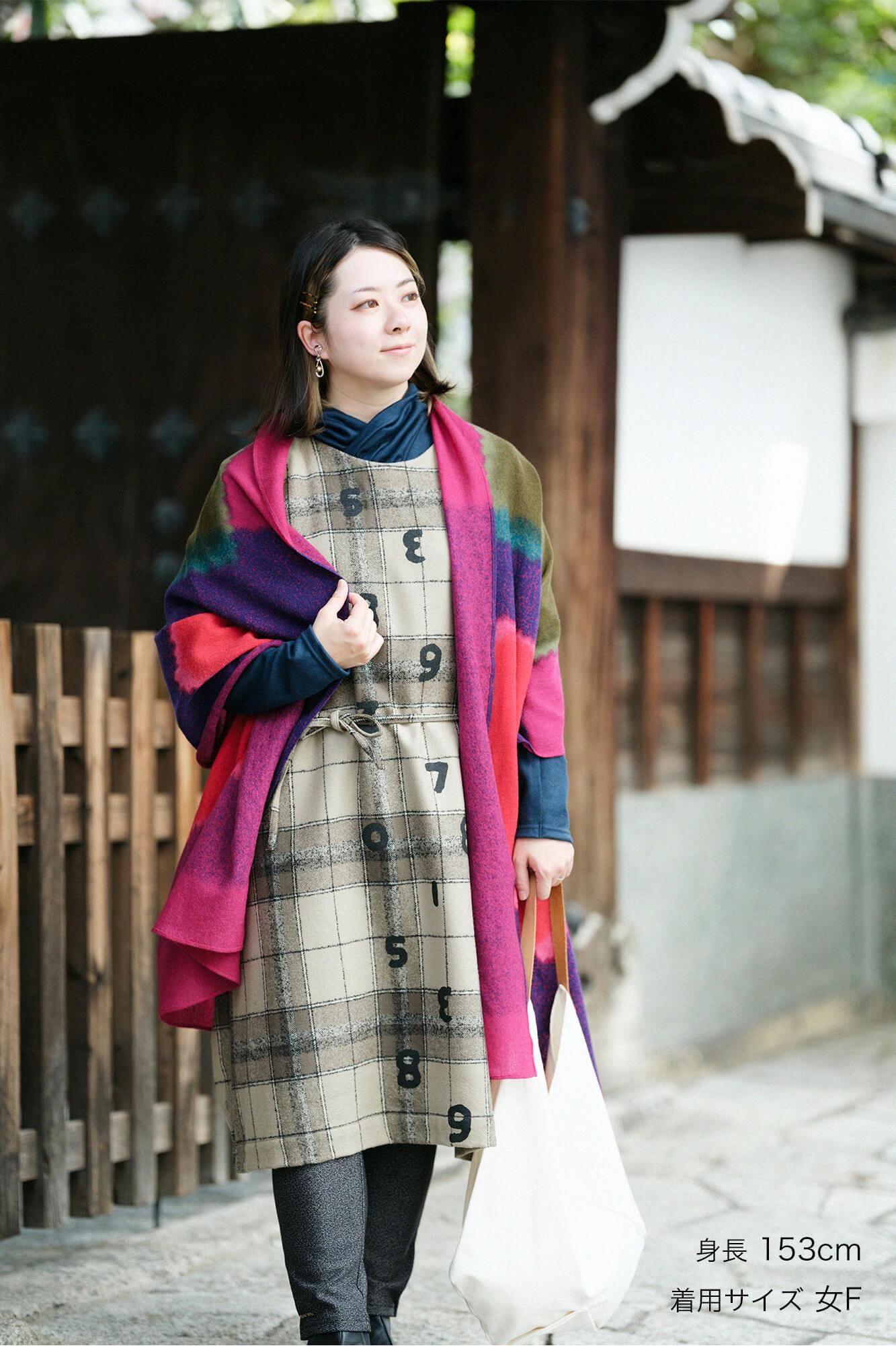 【online한정】소모 코우시오리 직사각형 원피스(Chohokei)/SO-SU-U거꾸로와 여백 아쿠 이로