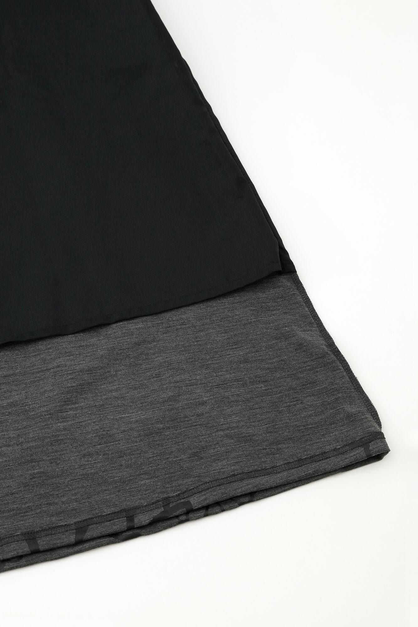 梳毛(そもう) 両面編(りょうめんあみ) 狭風靡(せばふうび) 長衣(ながごろも)/金襴緞子(きんらんどんす) 杢墨(もくずみ)