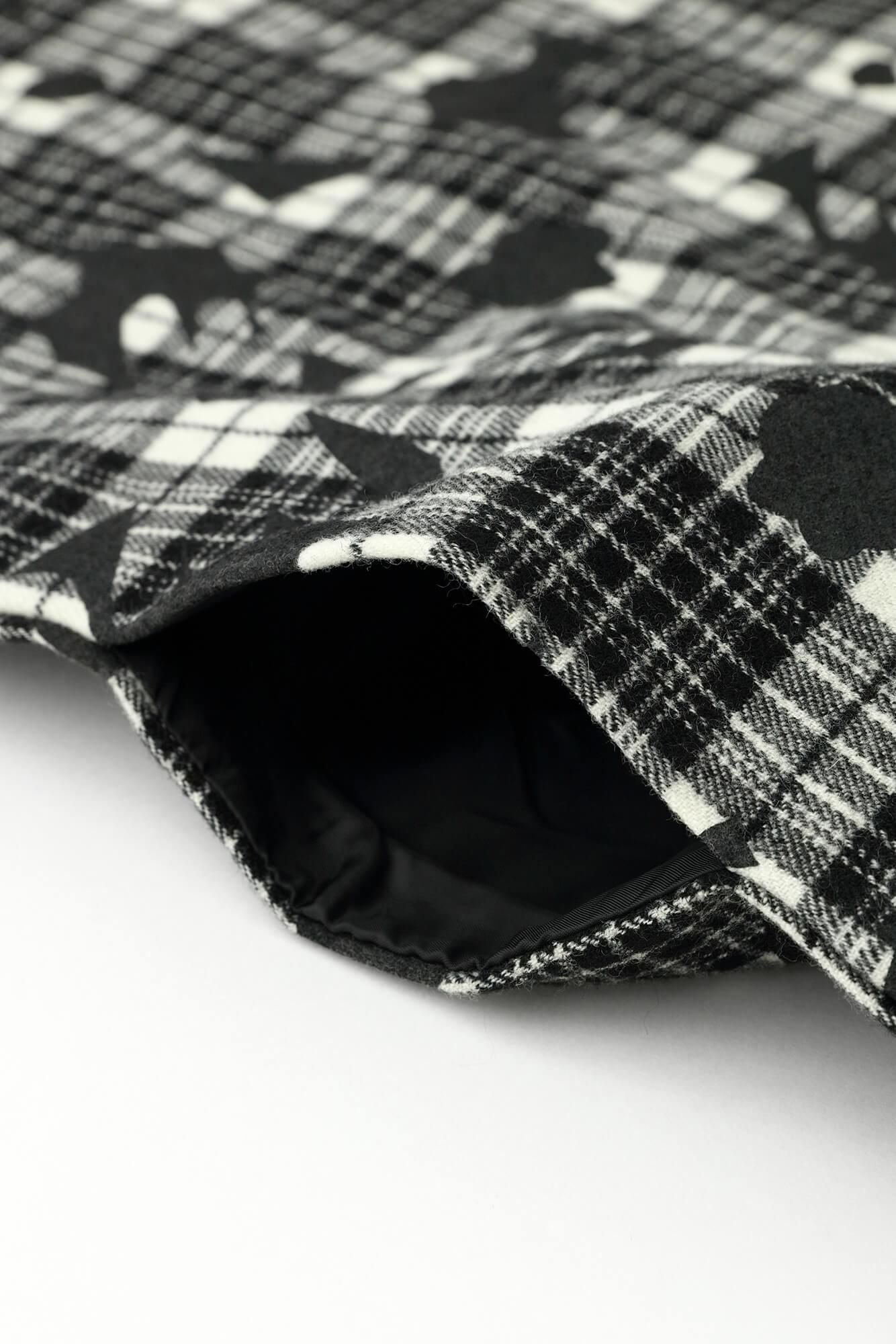 【net Limited】Combed Yarn Lattice Weave Square Top Shoulder Line / Oraka