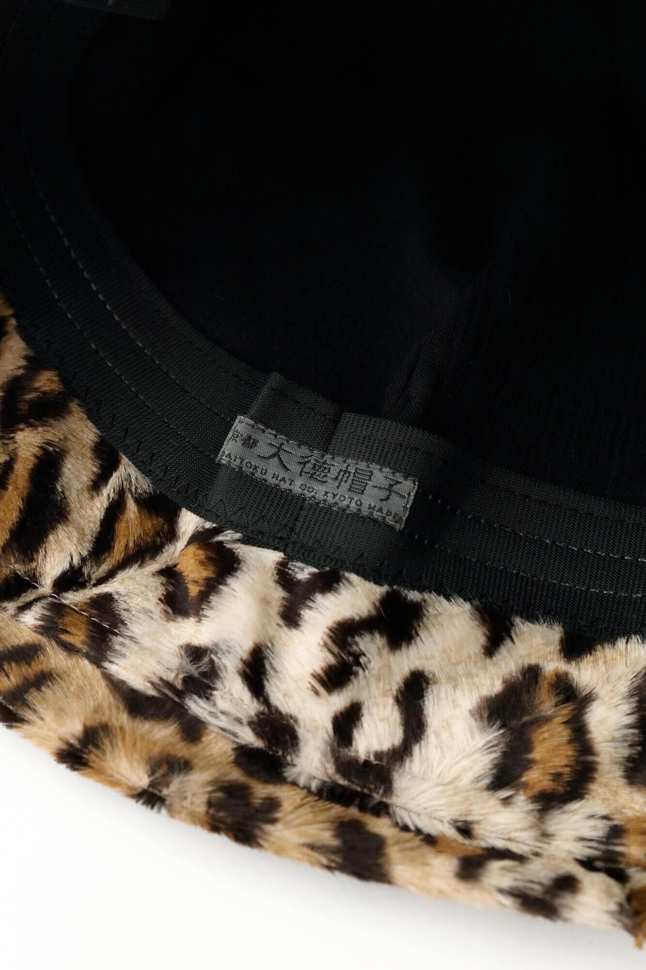 人造皮毛 一条笠帽 錣/豹紋