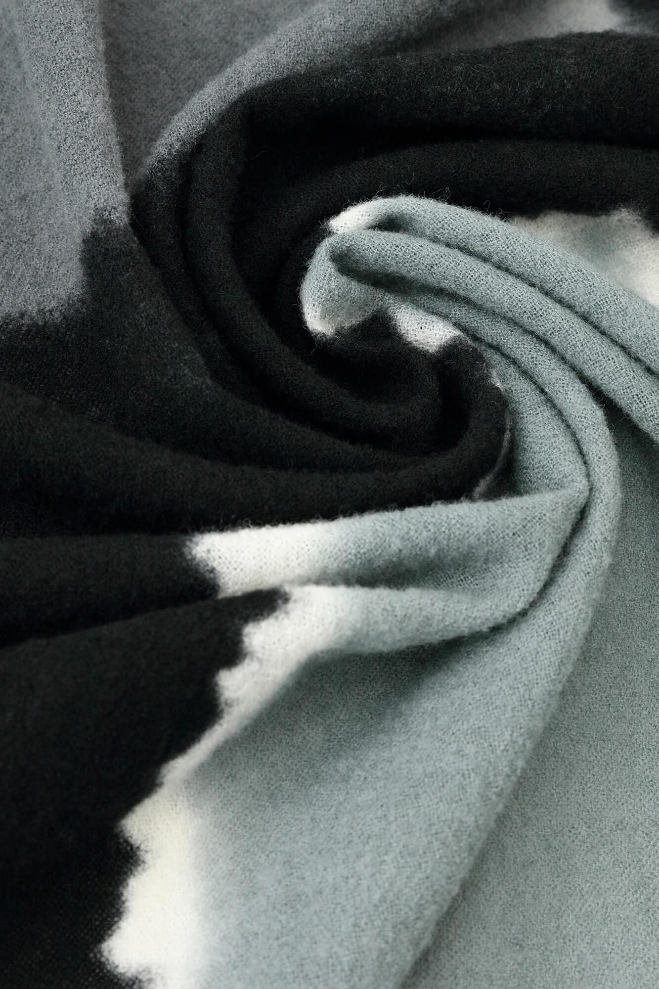 SOU・SOU×Hinata 二十重圍巾/深灰色×石板灰