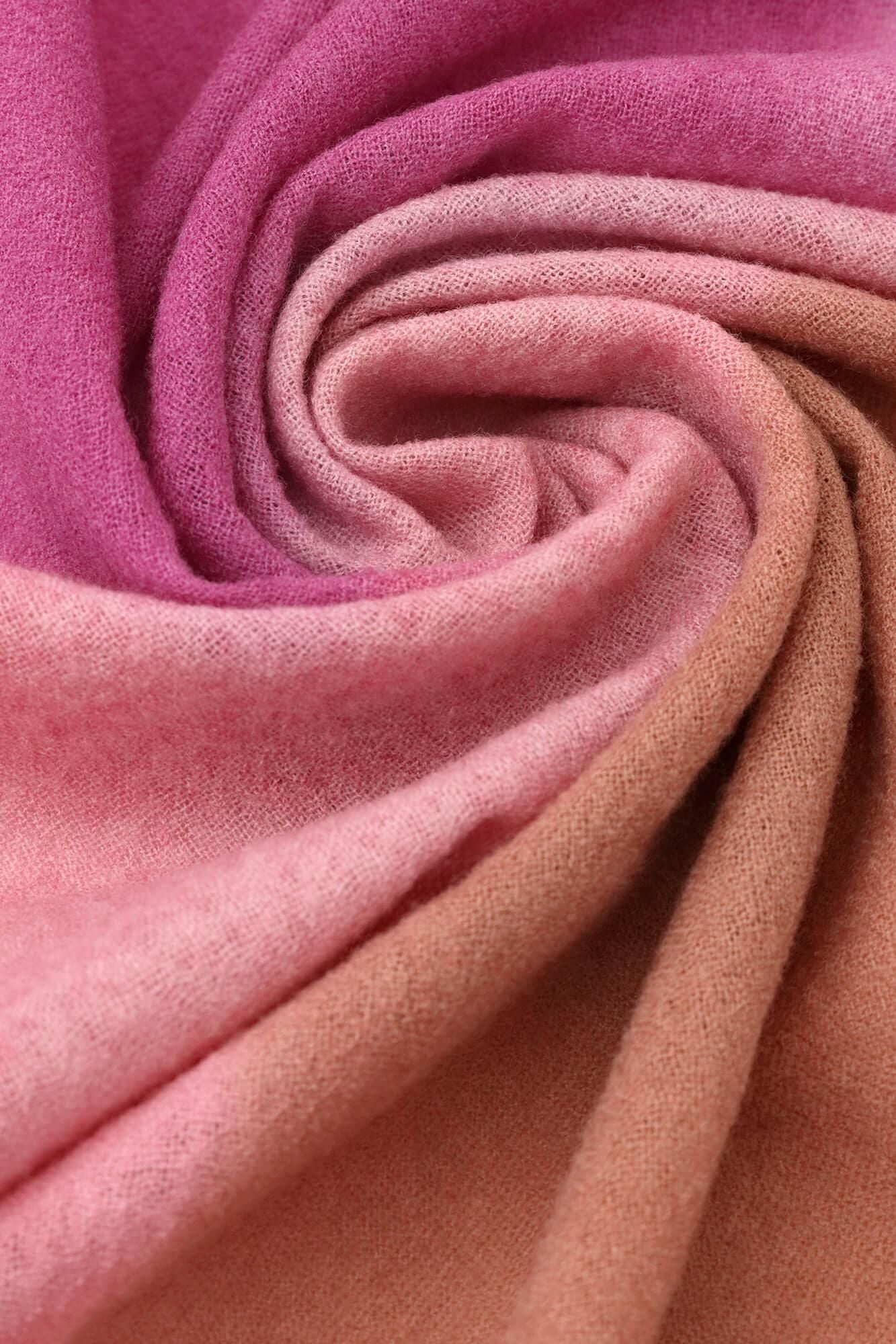 SOU・SOU×Hinata Hatae Scarf / Beige×Pink