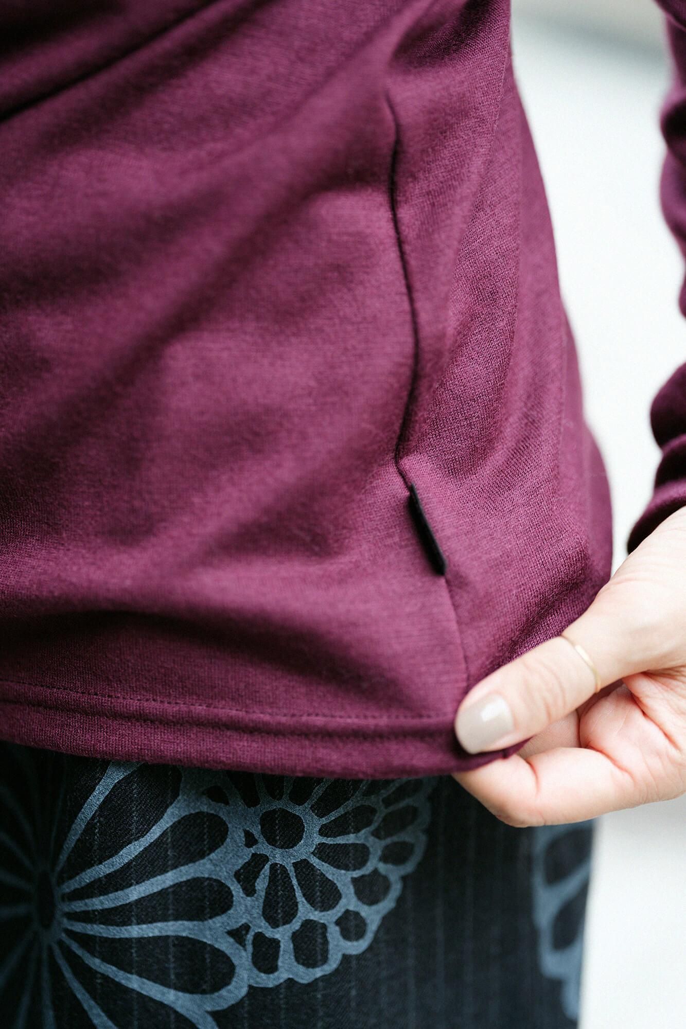 【预订】可水洗羊毛平纹针织领带/石榴色(*预计11月25日左右发货)