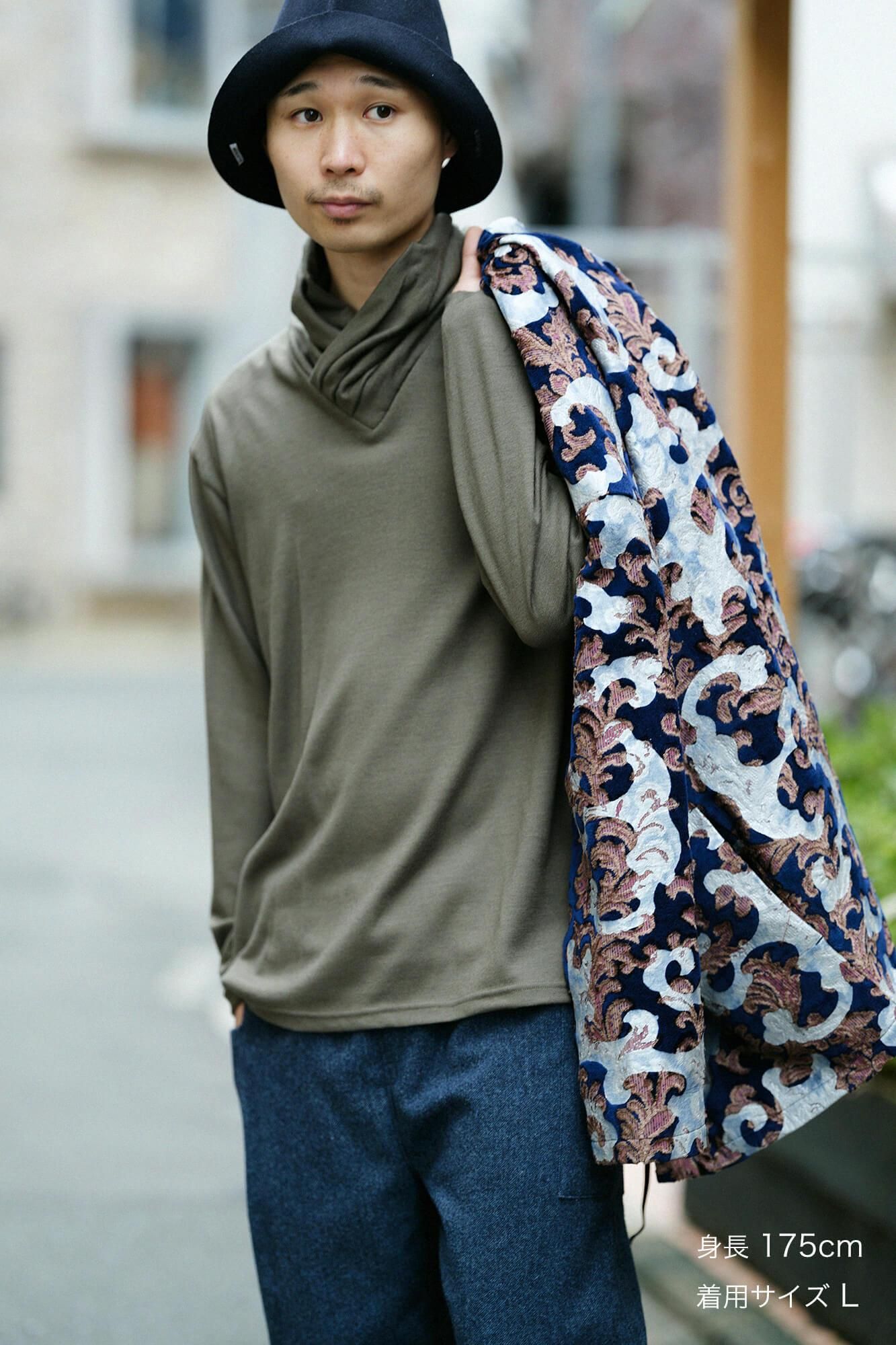 【预订】可水洗羊毛平纹针织领巾/柳竹茶(*预计11月25日左右发货)