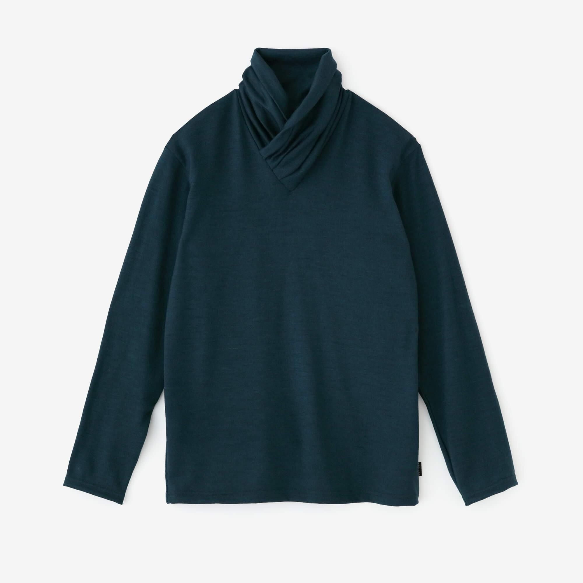 【预订】可水洗羊毛平纹针织领带/深绿色(*预计11月25日左右发货)