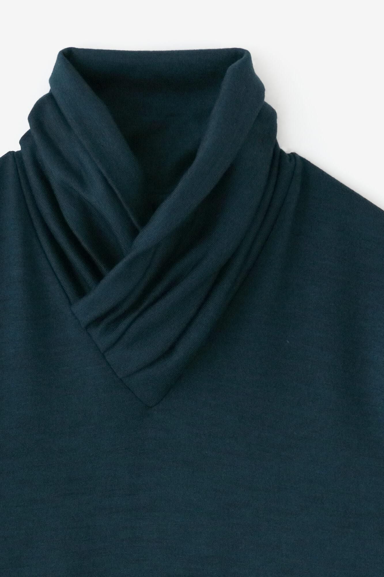 【预订】可水洗羊毛平纹针织领带/深绿色(*预计11月25日左右发货)