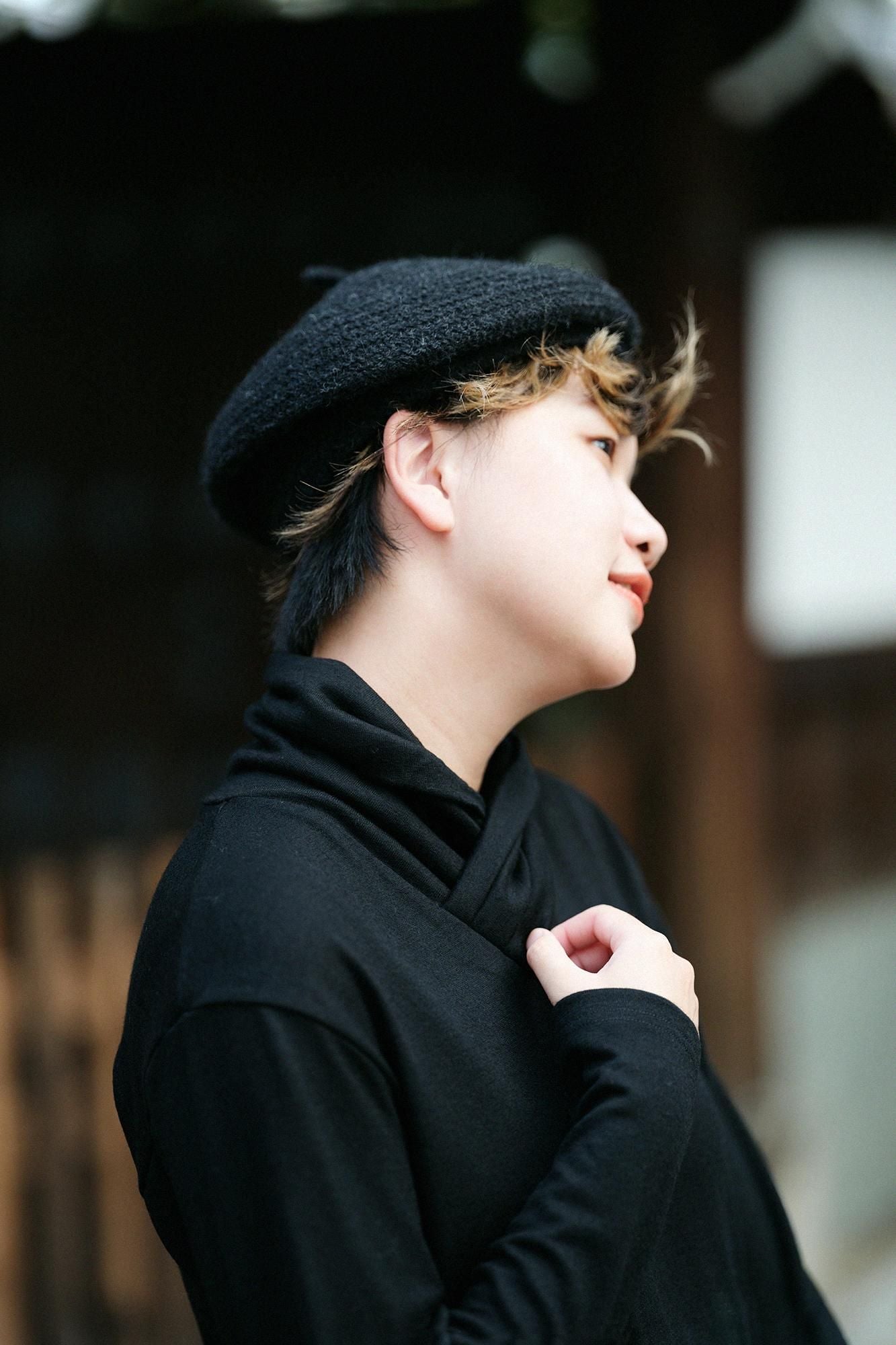 【预订】可水洗羊毛汗布、领子包边giban/nubairo(*预计11月25日左右发货)