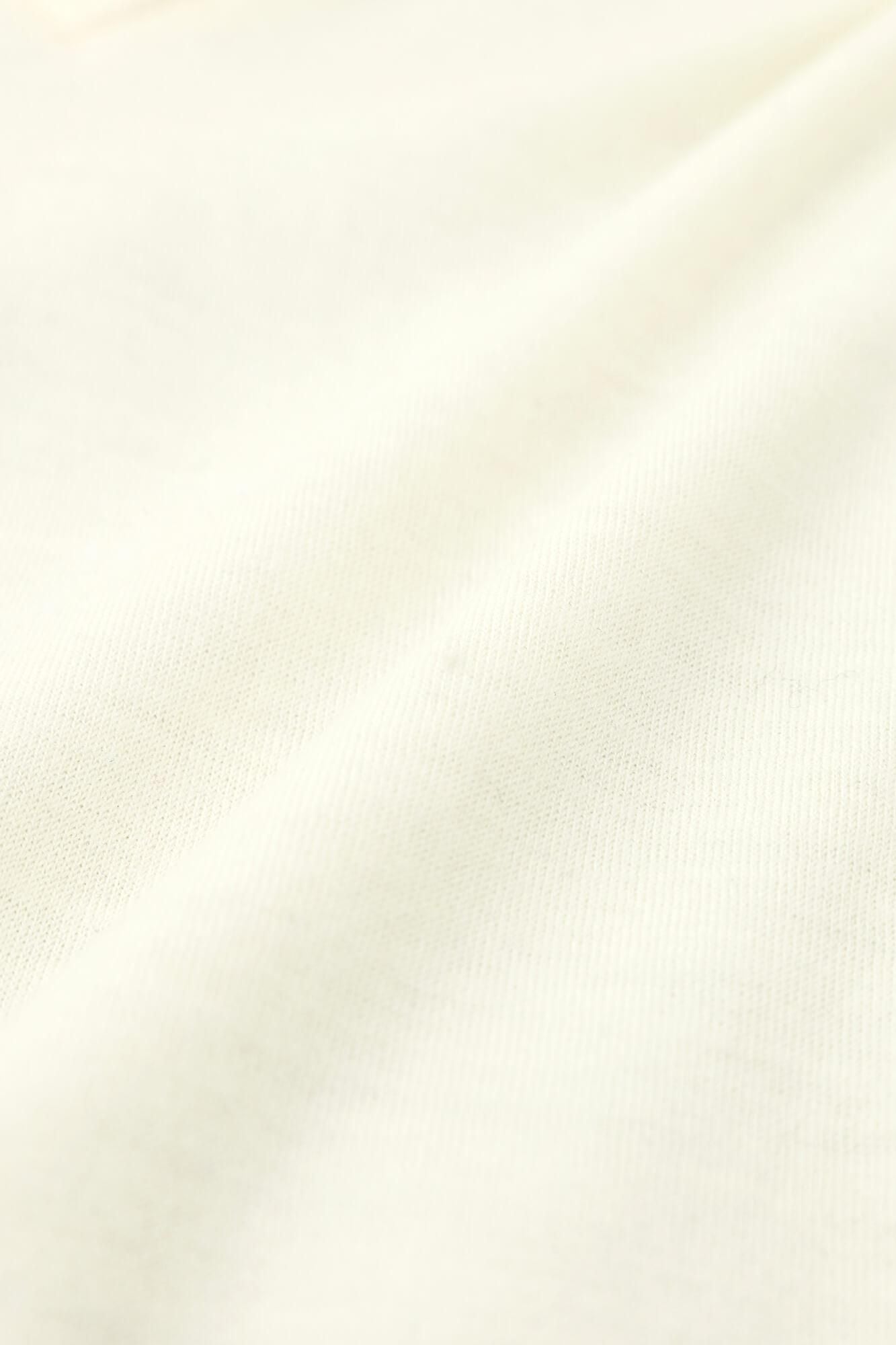 ウォッシャブルウール天竺 衿巻ジバン/鳥の子色(とりのこいろ)