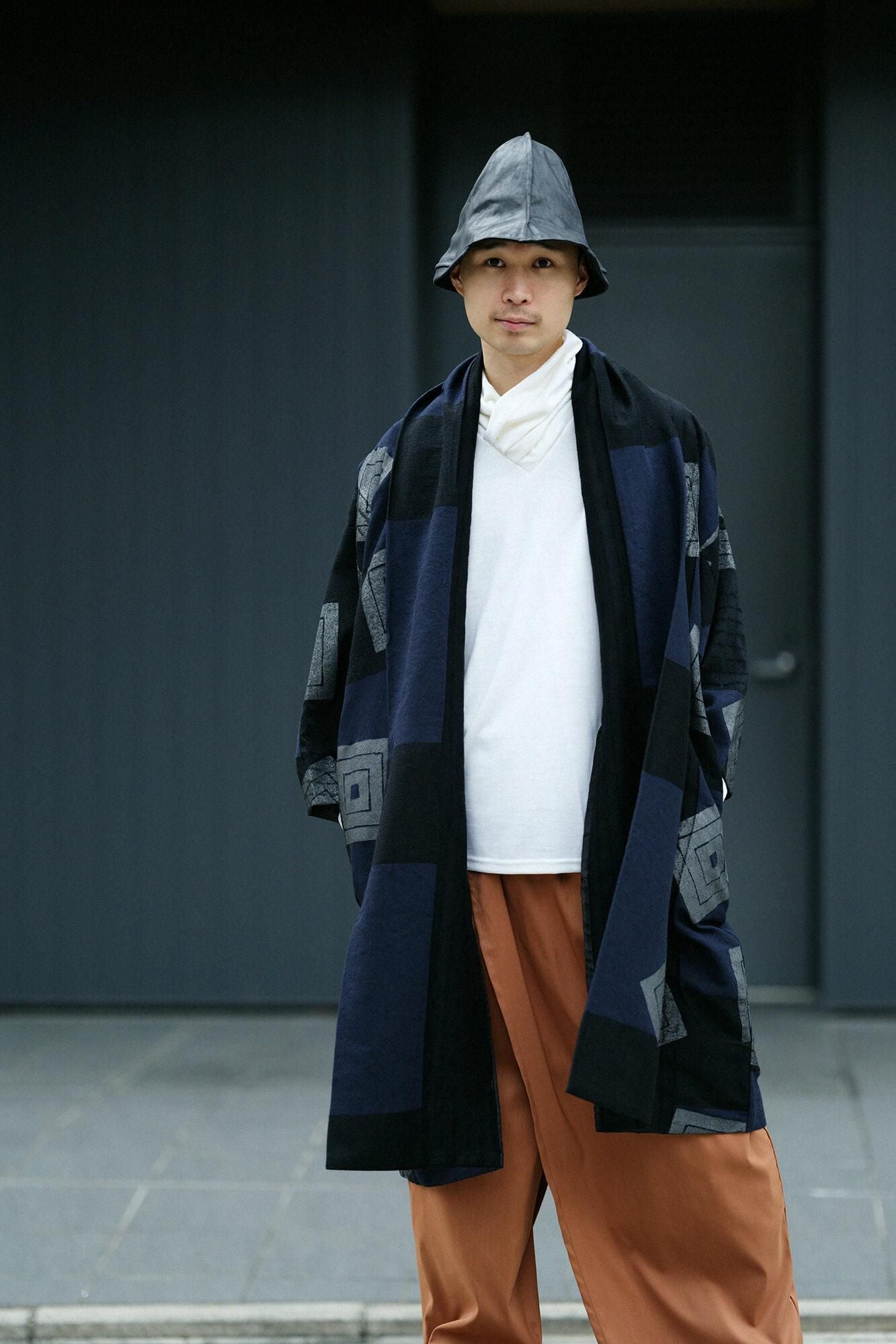 ウォッシャブルウール天竺 衿巻ジバン/鳥の子色(とりのこいろ)