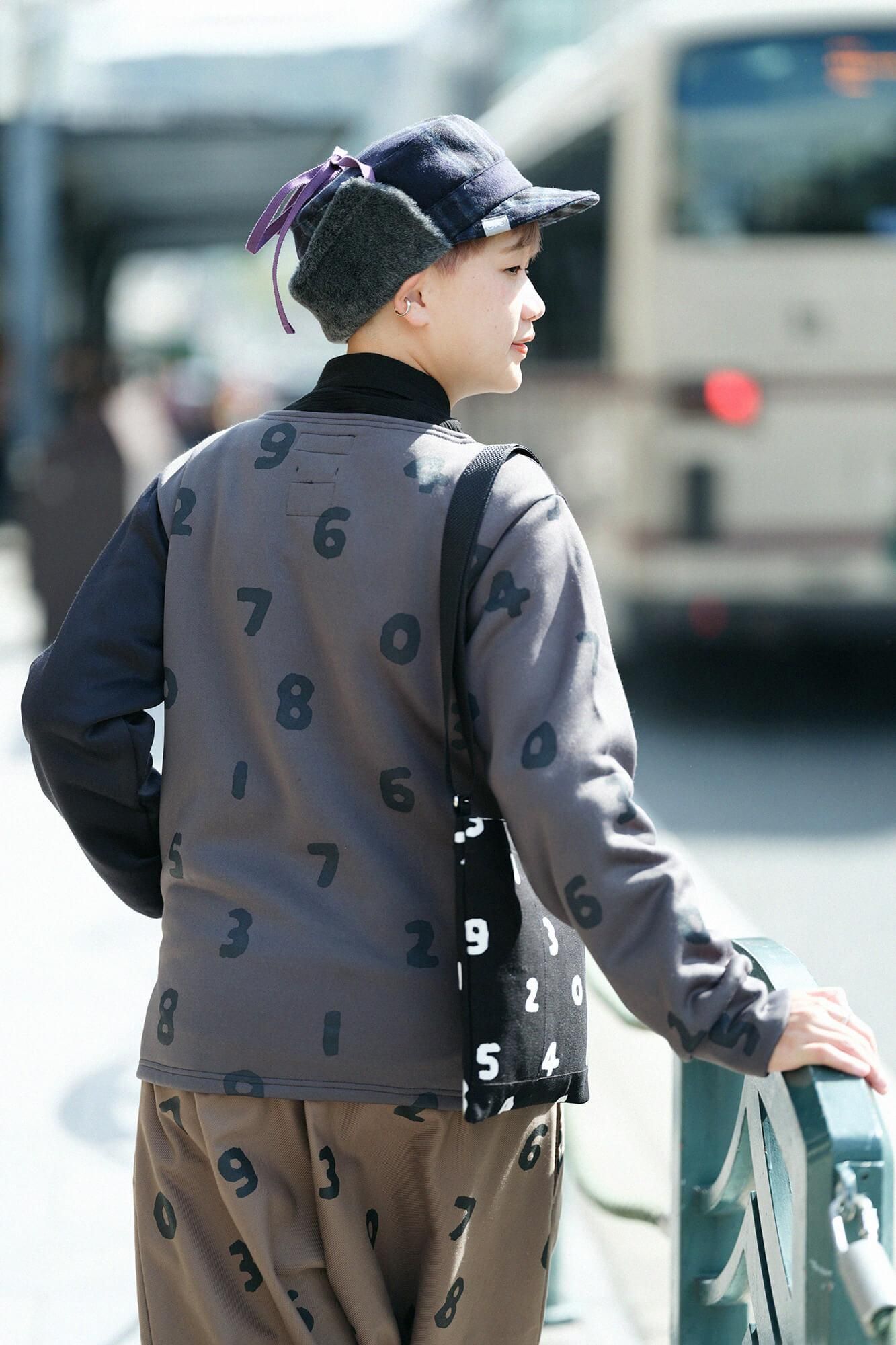 봄버 히트(R) 보트 넥 셔츠/네이비 블랙 xSO-SU-U