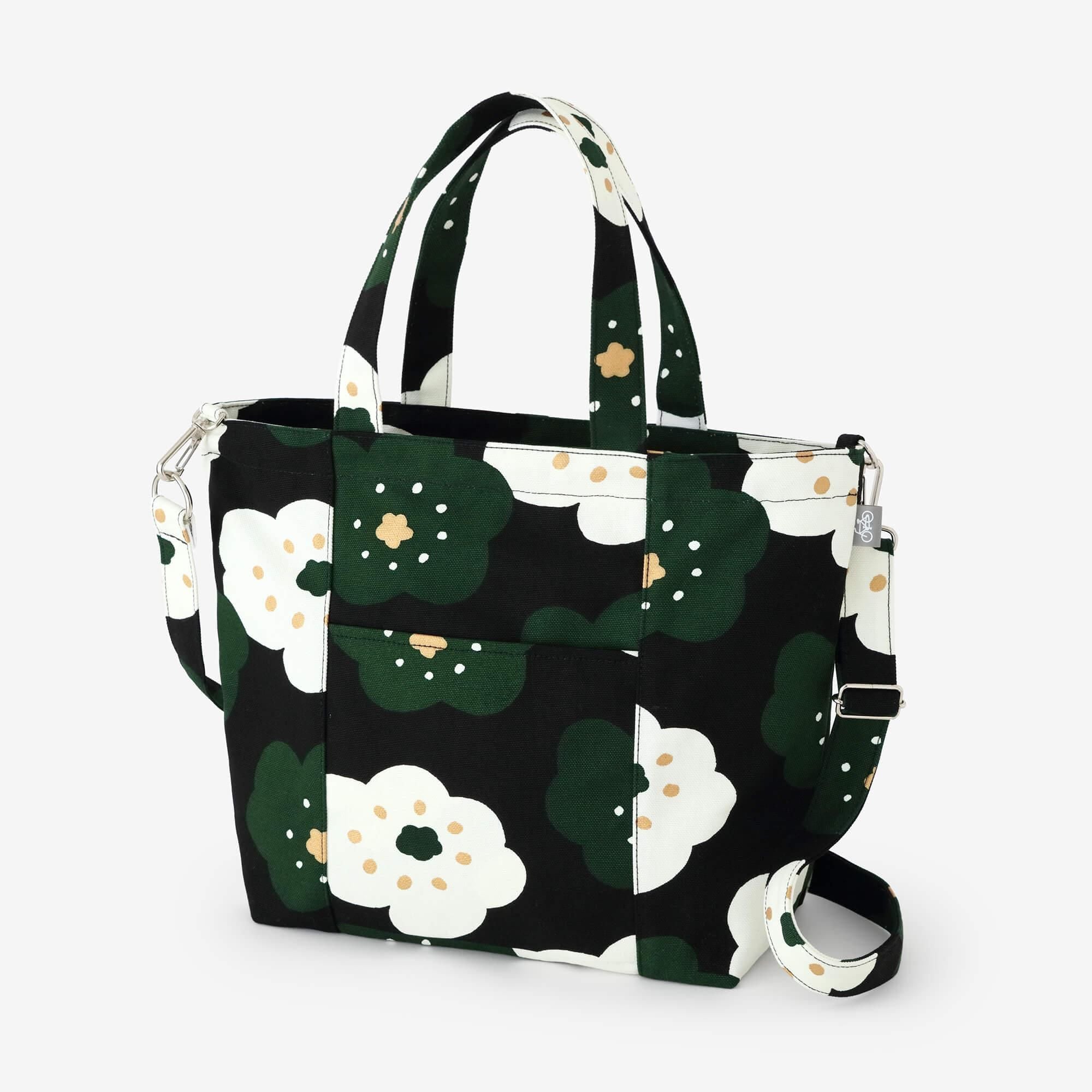 nahoo♪ 様 2WAY BIKE トート／ほほえみ 濡羽色（ぬればいろ）