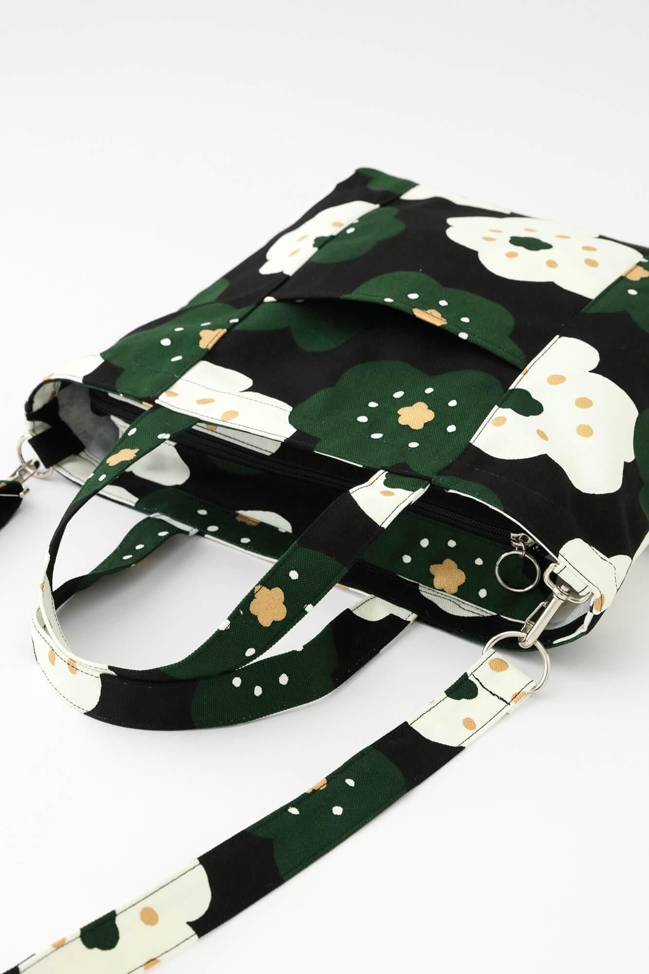 2WAY BIKE トート/ほほえみ 濡羽色(ぬればいろ)