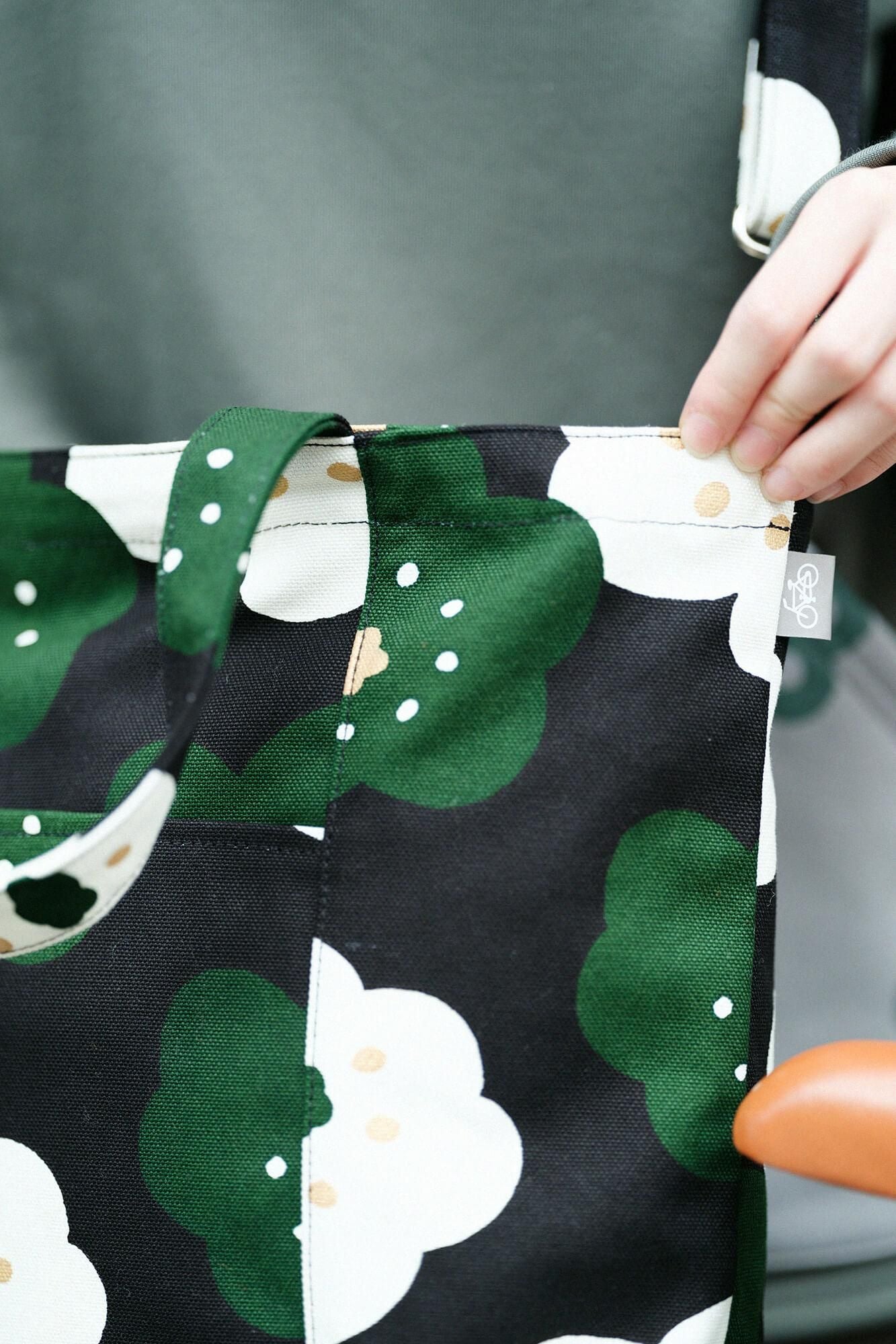 2WAY BIKE トート/ほほえみ 濡羽色(ぬればいろ)