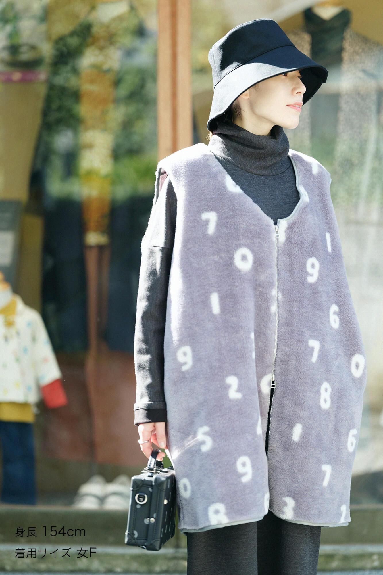 SOU・SOU×羅曼司小杉 毛毯 長背心/SO-SU-U十數