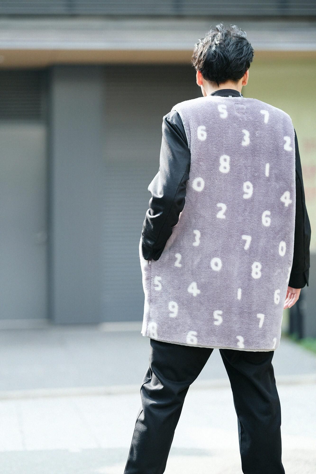 SOU・SOU×羅曼司小杉 毛毯 長背心/SO-SU-U十數