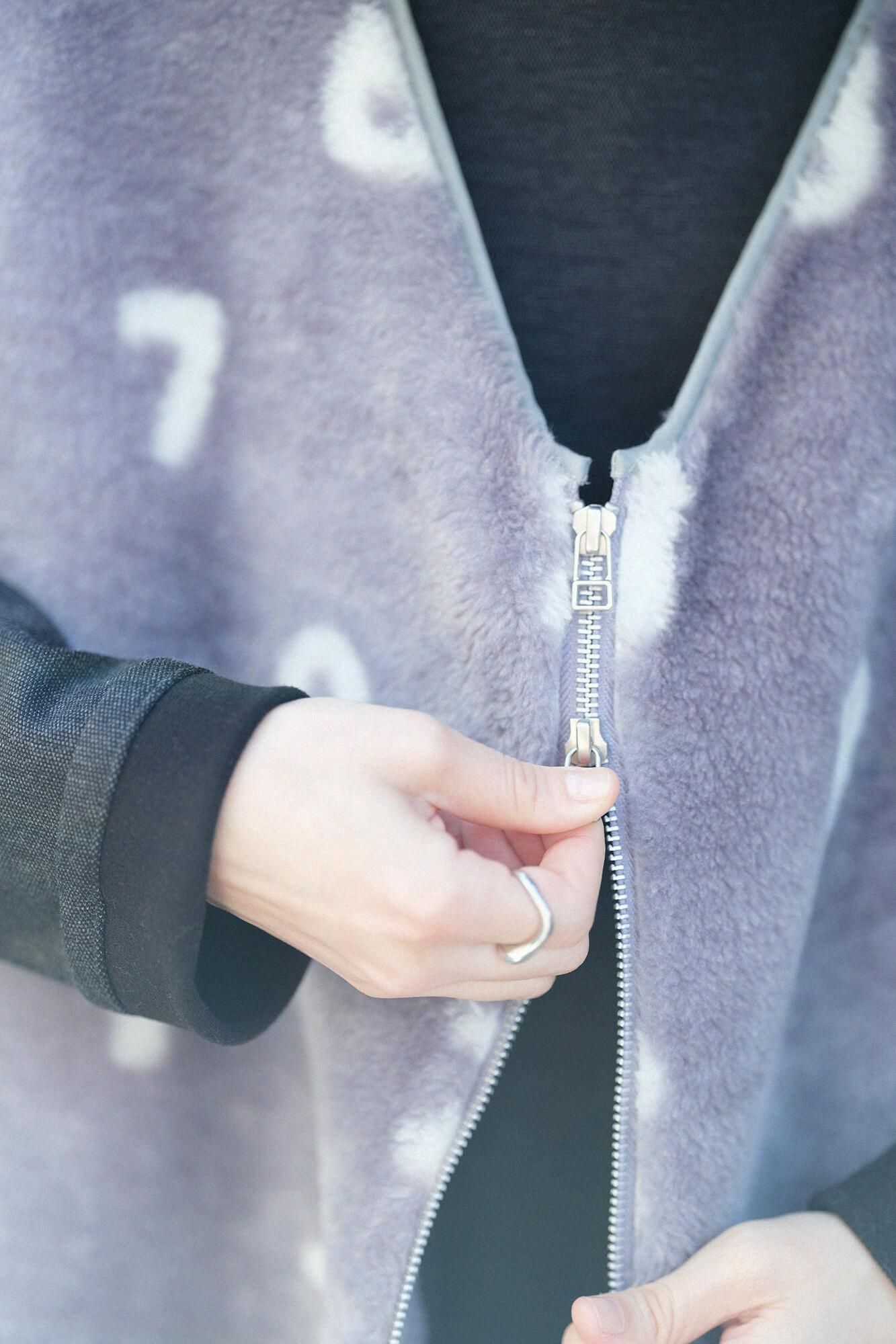 SOU・SOU×羅曼司小杉 毛毯 長背心/SO-SU-U十數