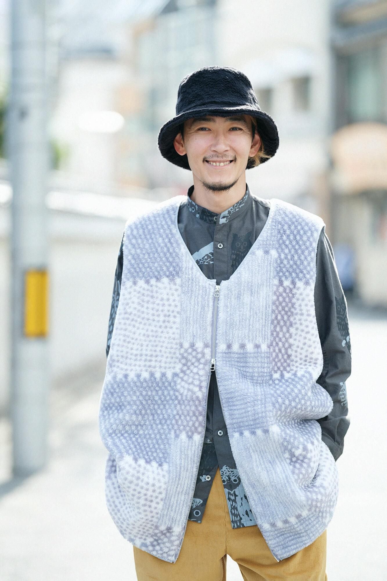 SOU・SOU×ロマンス小杉 ブランケット チュニックベスト/間がさね(まがさね)