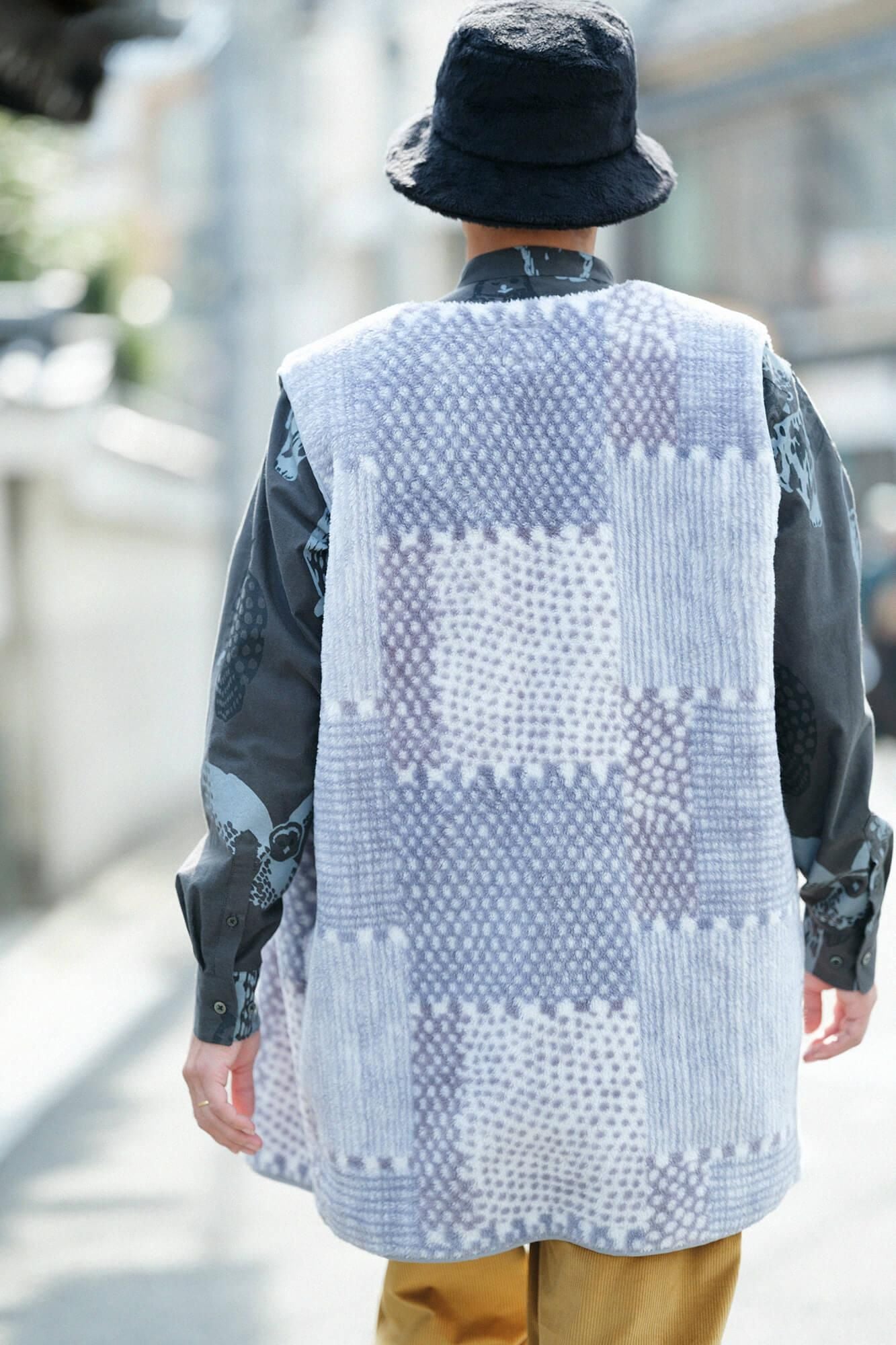 SOU・SOU×ロマンス小杉 ブランケット チュニックベスト/間がさね(まがさね)