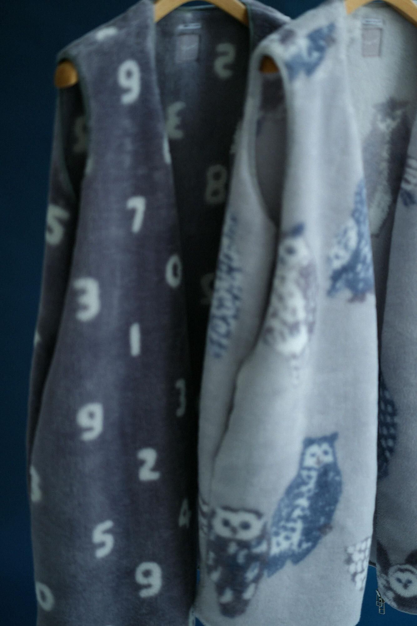 SOU・SOU×Romance Kosugi Decke Tunika Weste/Eule