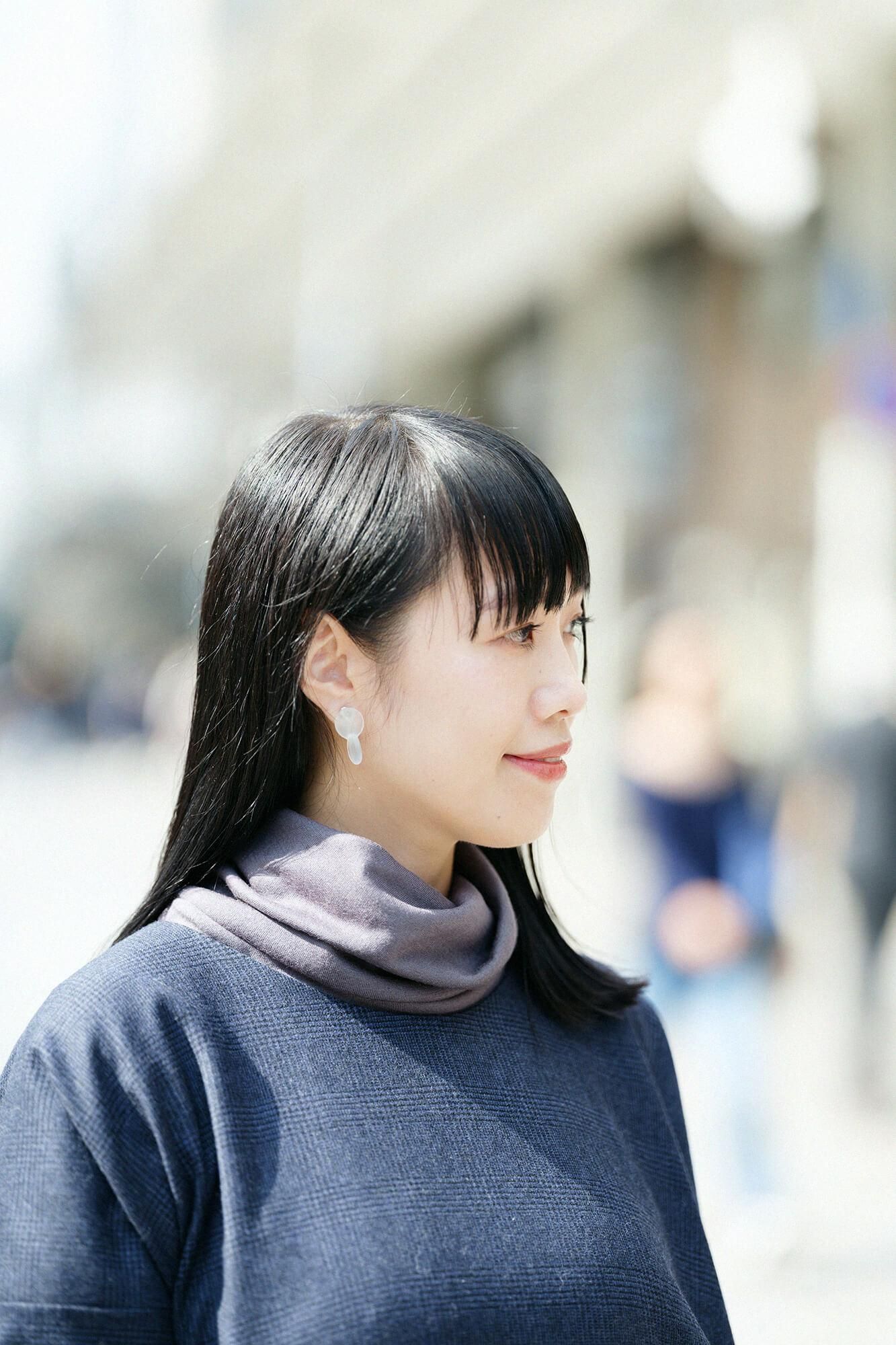 Hound Tooth Check à manches longues tuniques / marron bleu