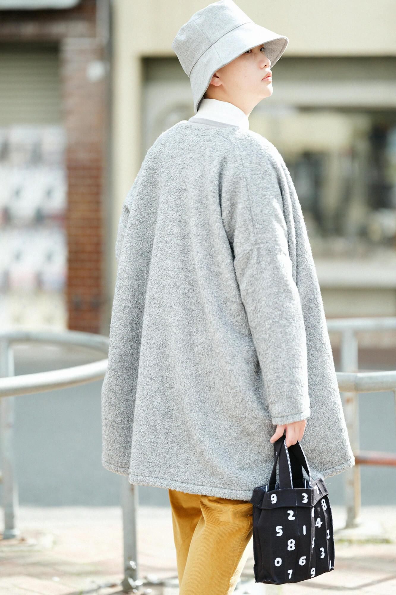 Boa italien Boa V-Neck Light Tunic Coat / Ginnezu