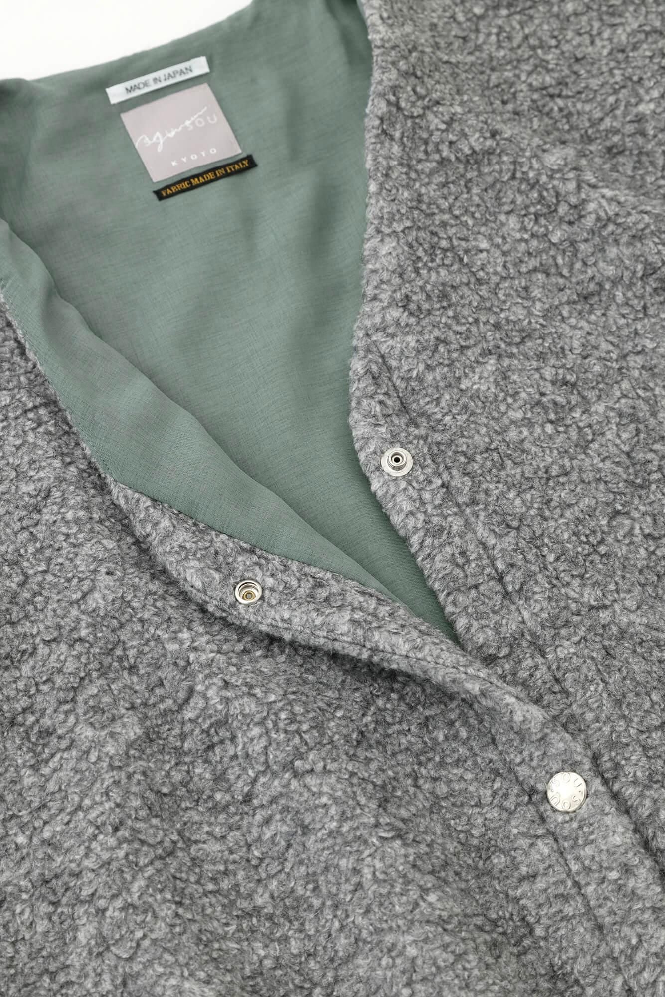 Boa italien Boa V-Neck Light Tunic Coat / Ginnezu