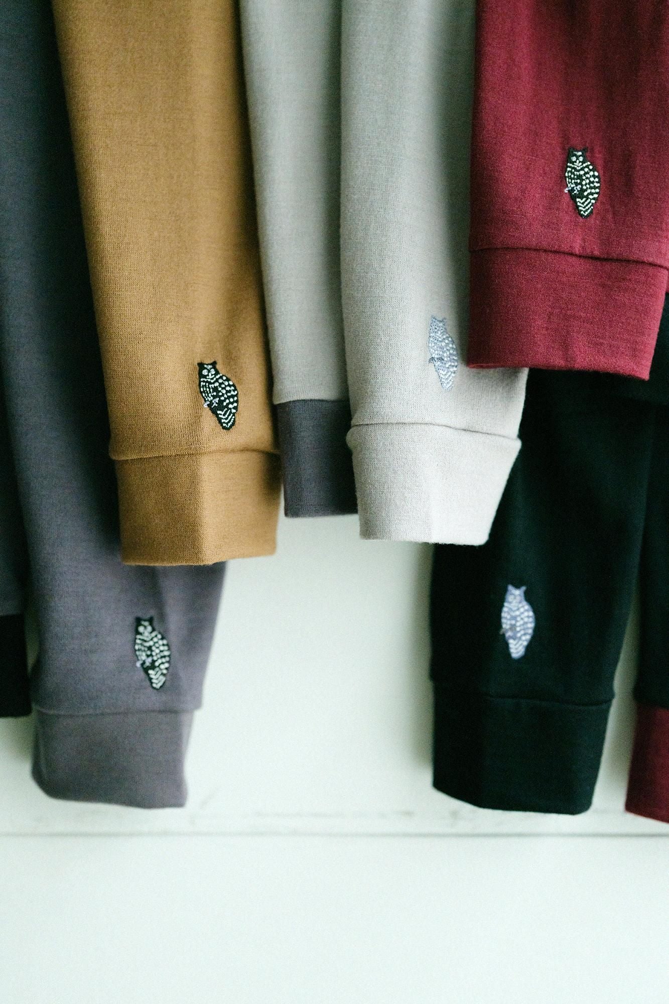 【預購】平針織 可洗羊毛 造型高領L/S長版上衣/淺棕色(※預計於12月9日左右發貨)