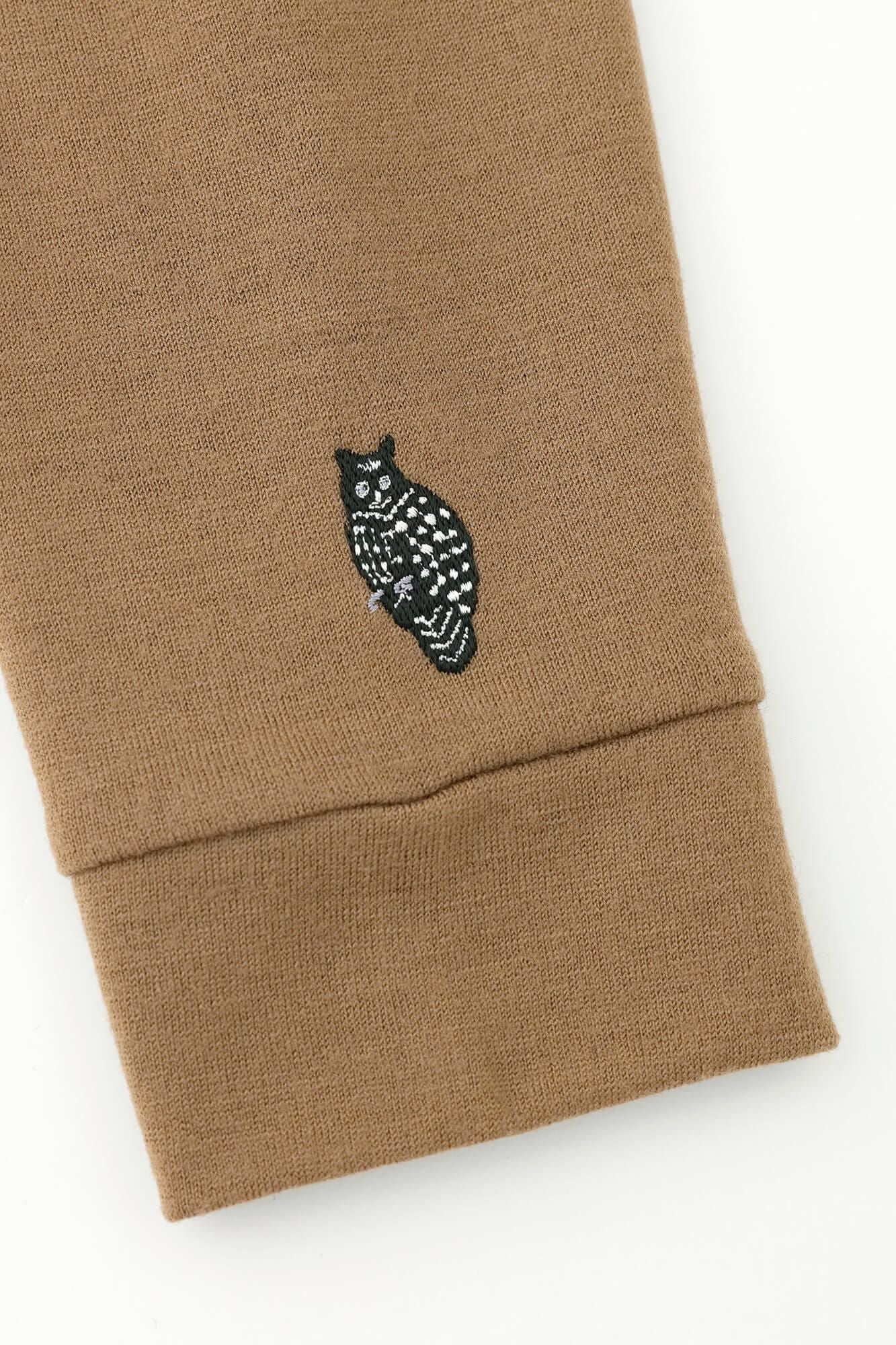 【預購】平針織 可洗羊毛 造型高領L/S長版上衣/淺棕色(※預計於12月9日左右發貨)