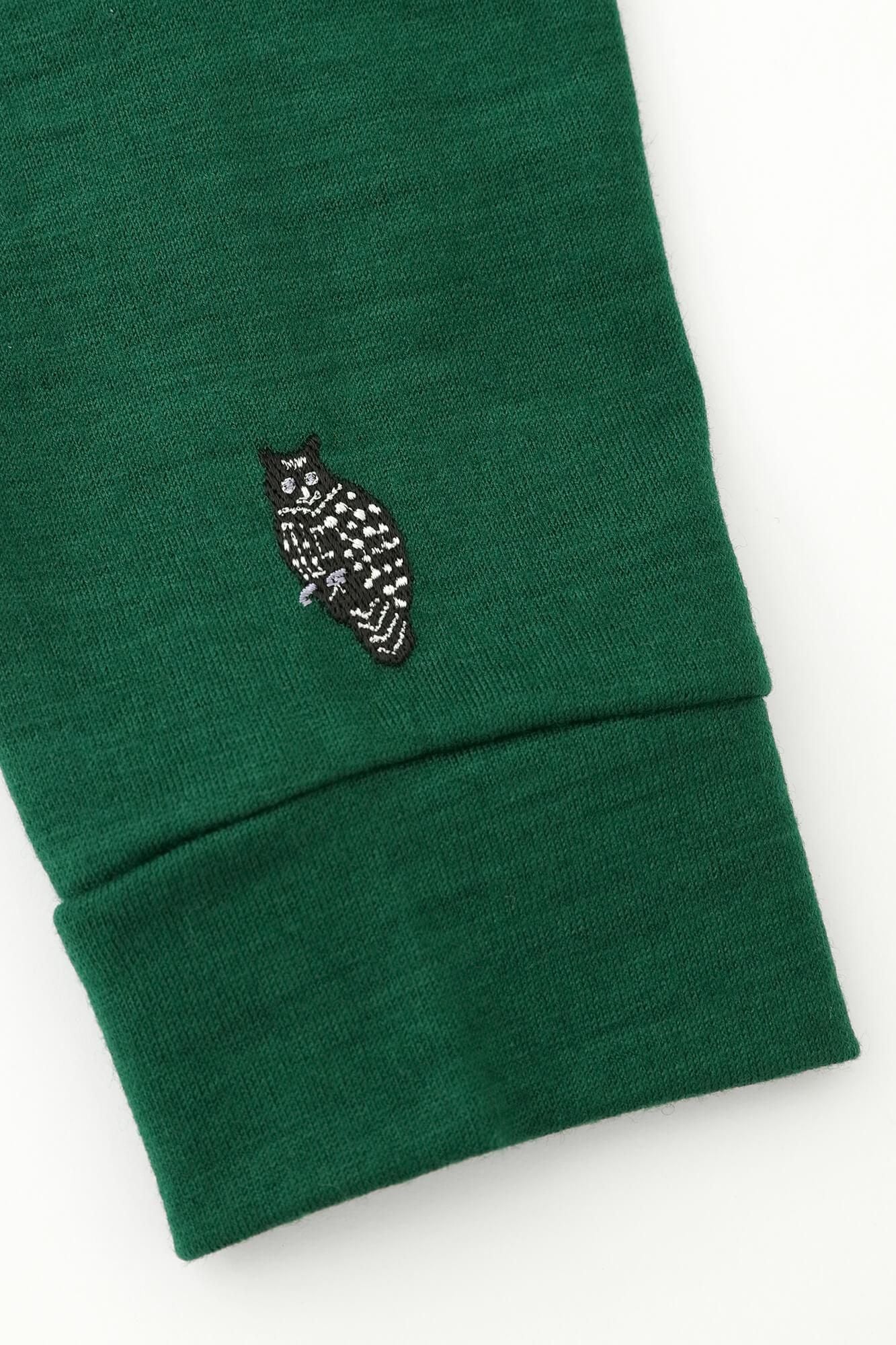 【預購】平針織 可洗羊毛 造型高領L/S長版上衣/千歲綠色(※預計於12月9日左右發貨)