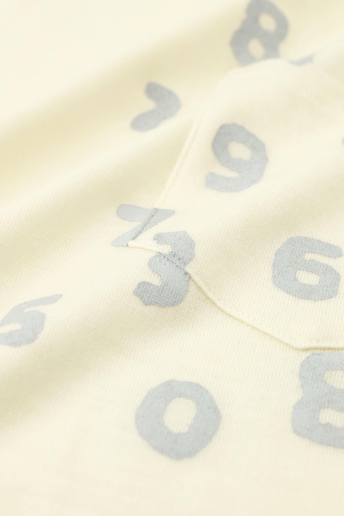 ウォッシャブルウール天竺 長袖ポケットTシャツ/鳥の子色(とりのこいろ)