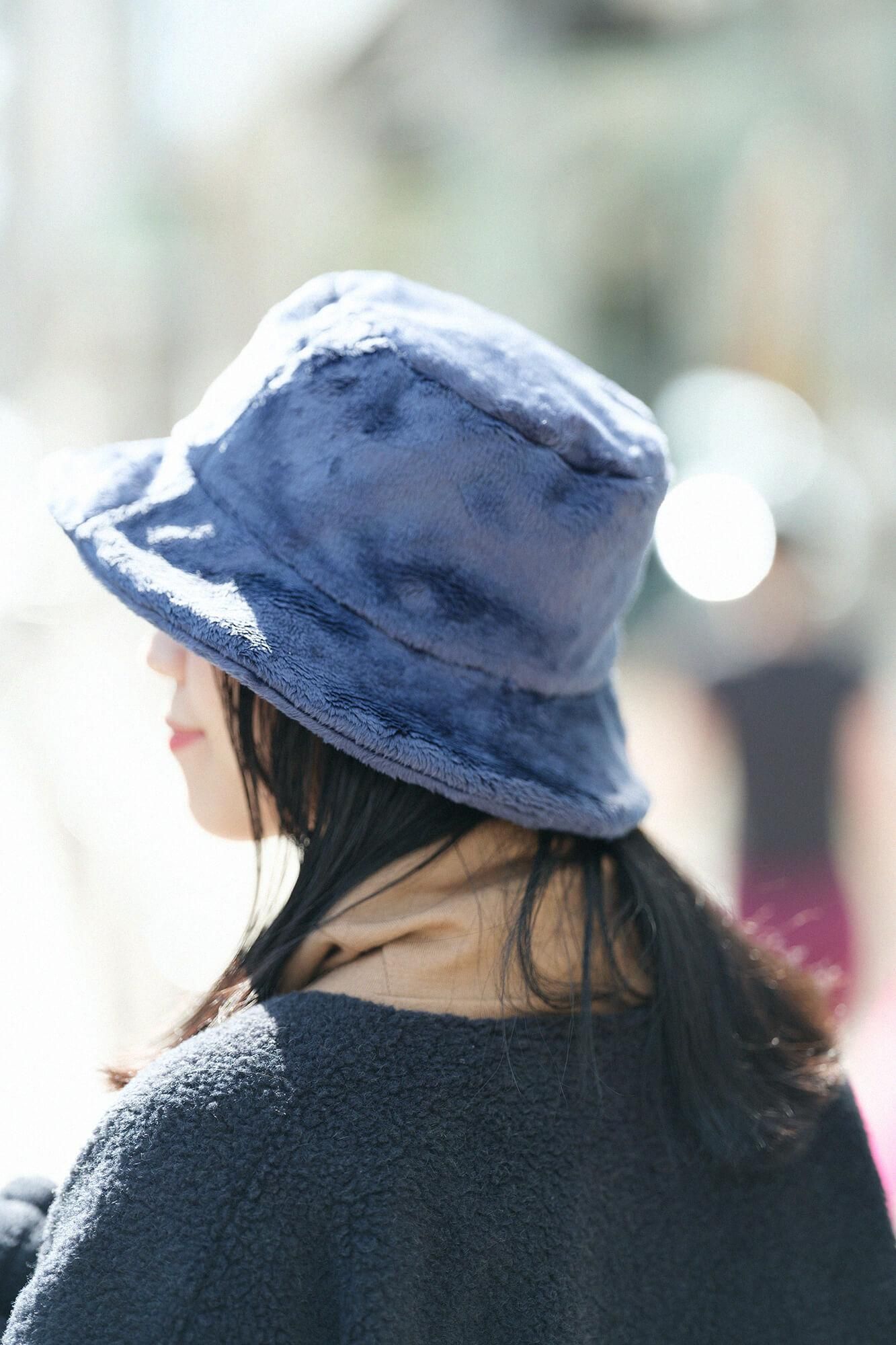 ボアハット/濃紺(のうこん)×SO-SU-U昆(こん)