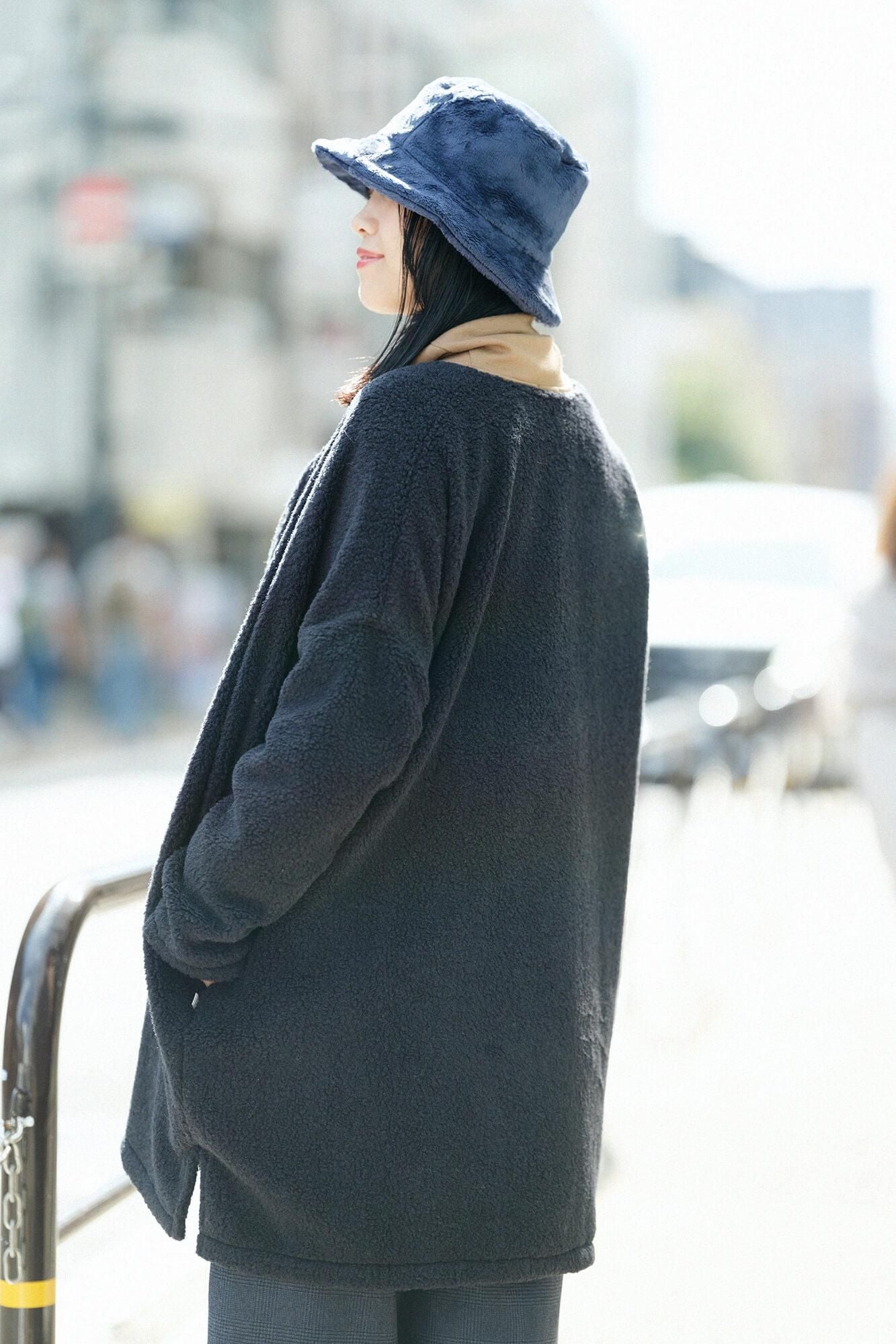 ボアハット/濃紺(のうこん)×SO-SU-U昆(こん)