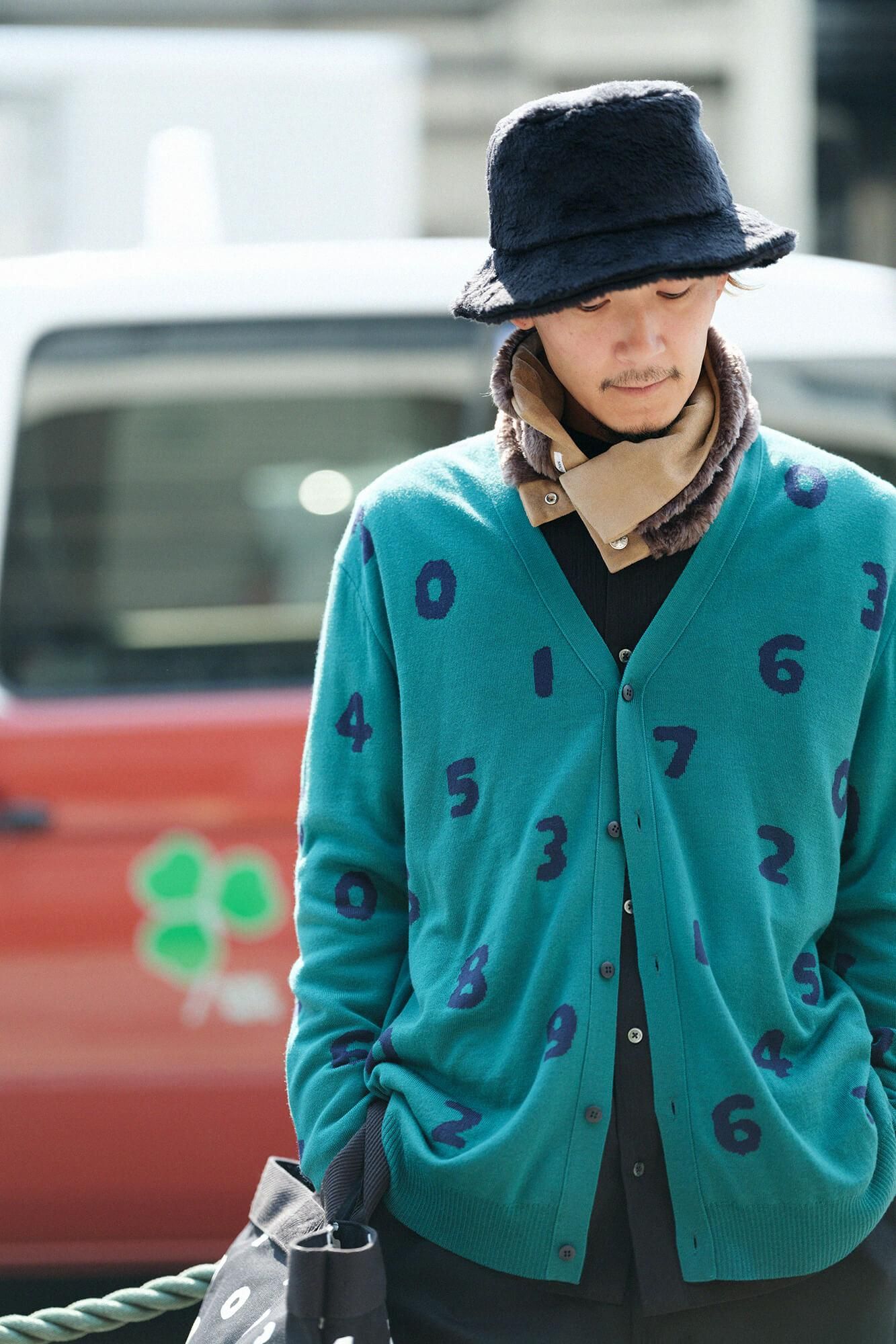 【預購】人造毛皮 雙面用短圍巾/焦糖色×棕色(※預計於12月9日左右發貨)