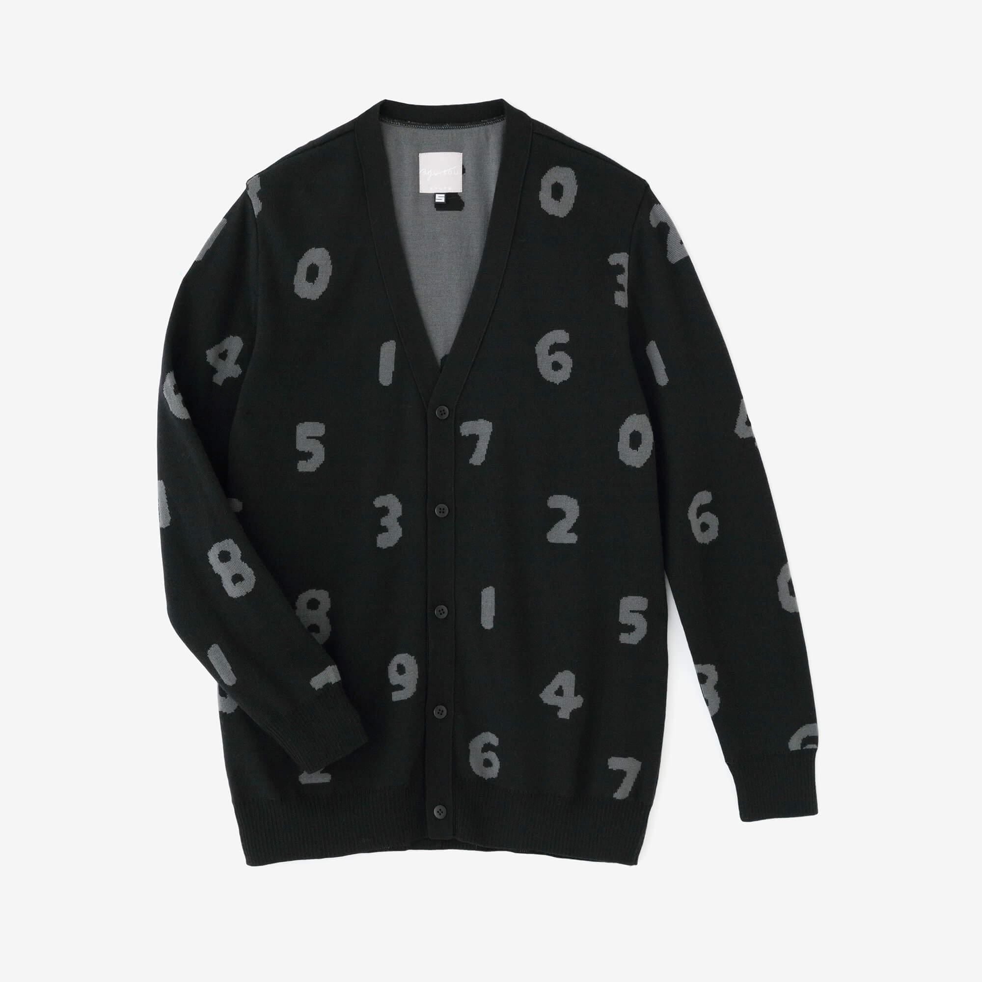 【預購】Super 140's 緹花針織外套/SO-SU-U十數 黑色(※預計於12月9日左右發貨)