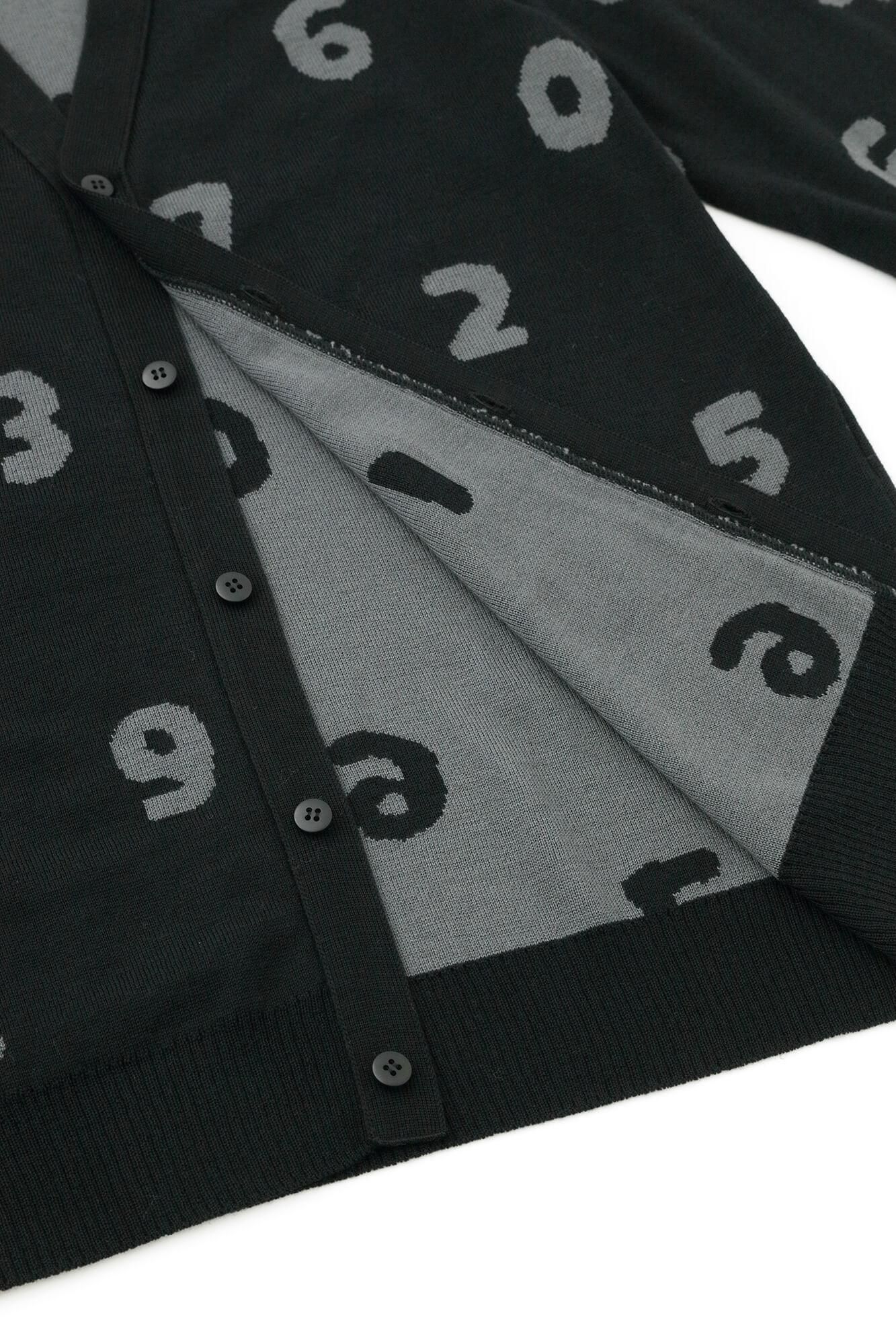 【預購】Super 140's 緹花針織外套/SO-SU-U十數 黑色(※預計於12月9日左右發貨)