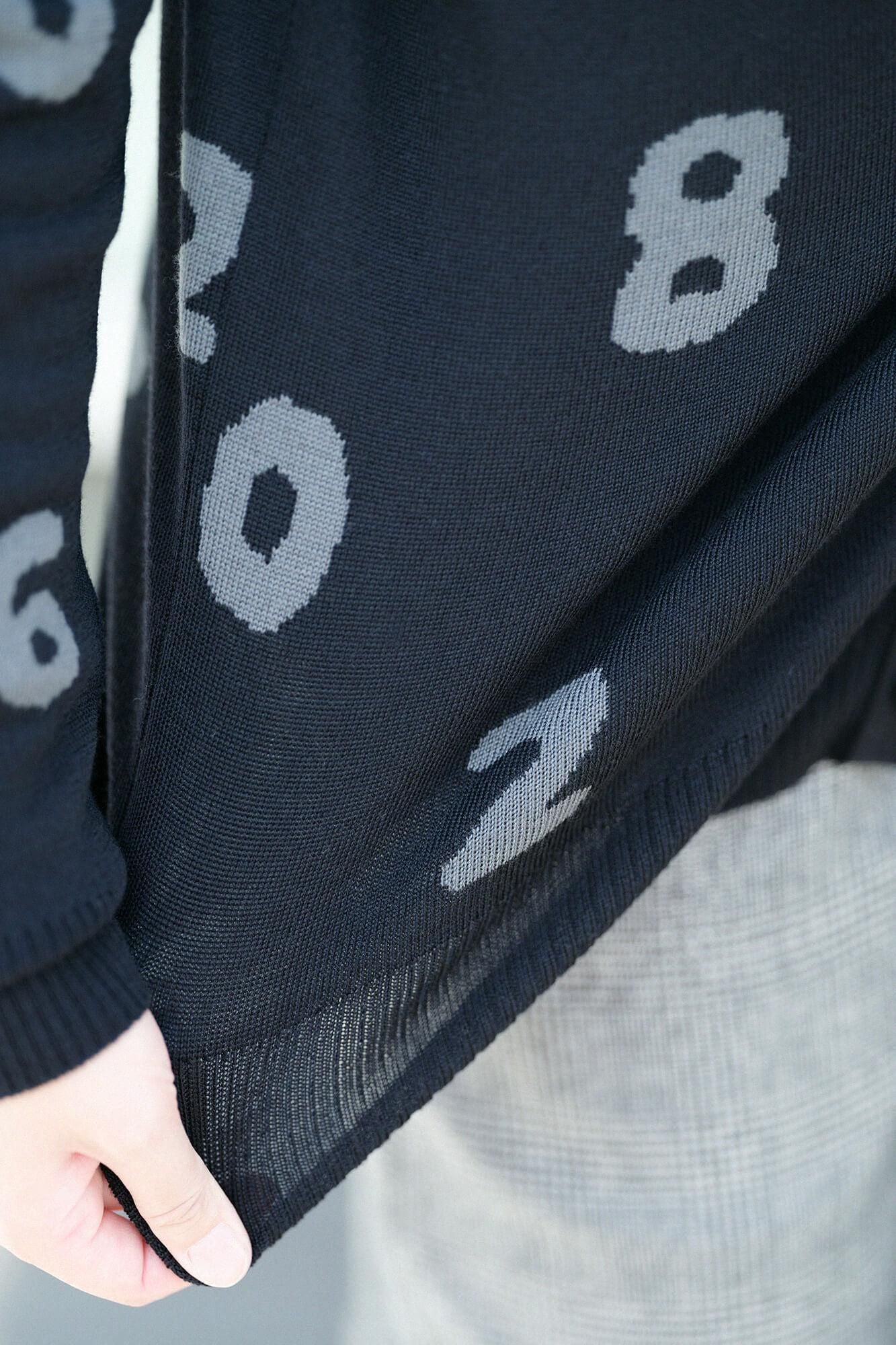 【預購】Super 140's 緹花針織外套/SO-SU-U十數 黑色(※預計於12月9日左右發貨)