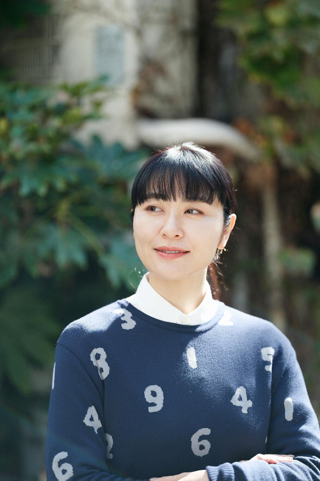 Super 140의 Jacquard Crew Neck Knit/SO-SU-U 남색