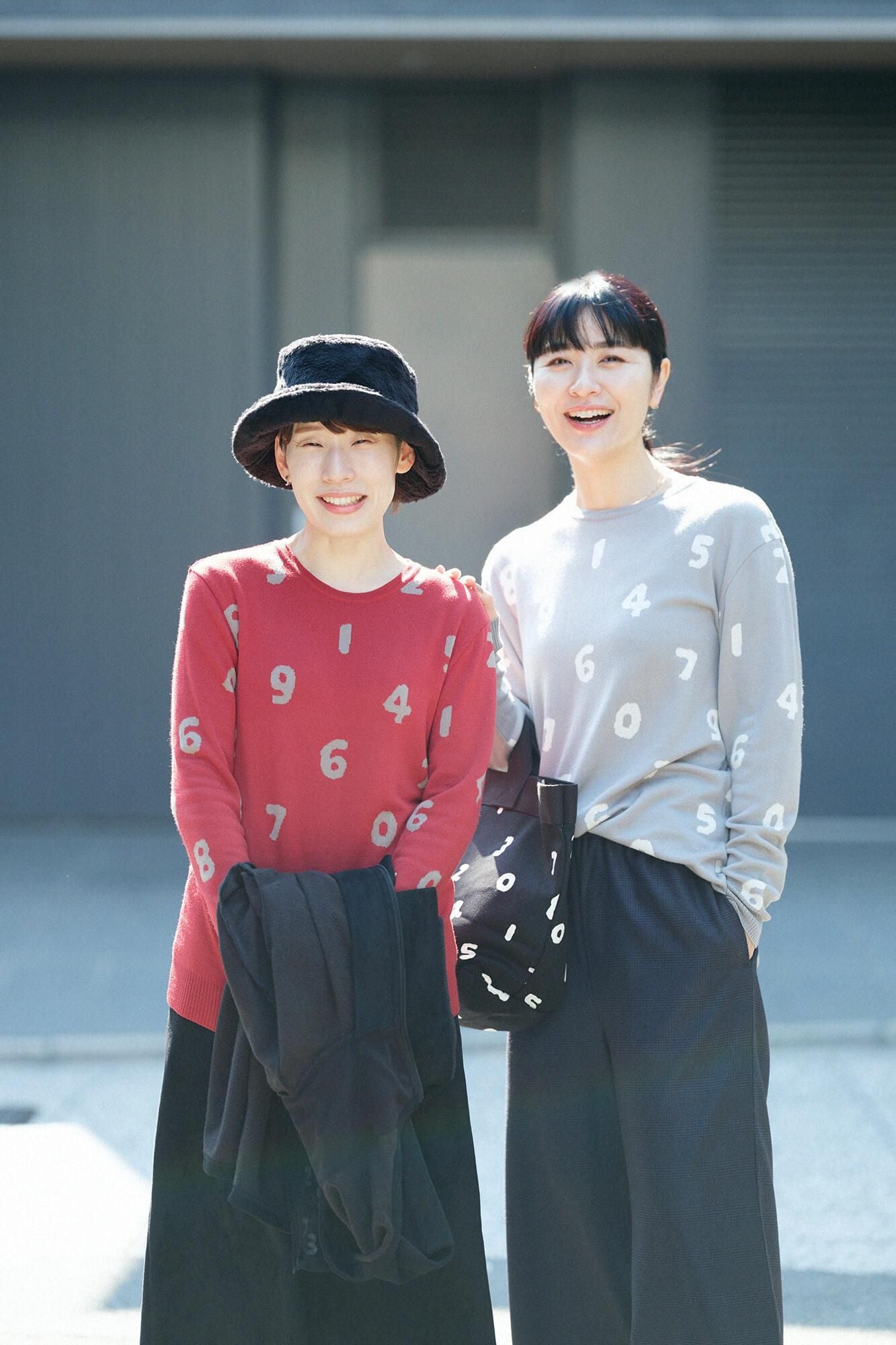 Super 140의 Jacquard Crew Neck Knit/SO-SU-U 쥐 (Snezu)