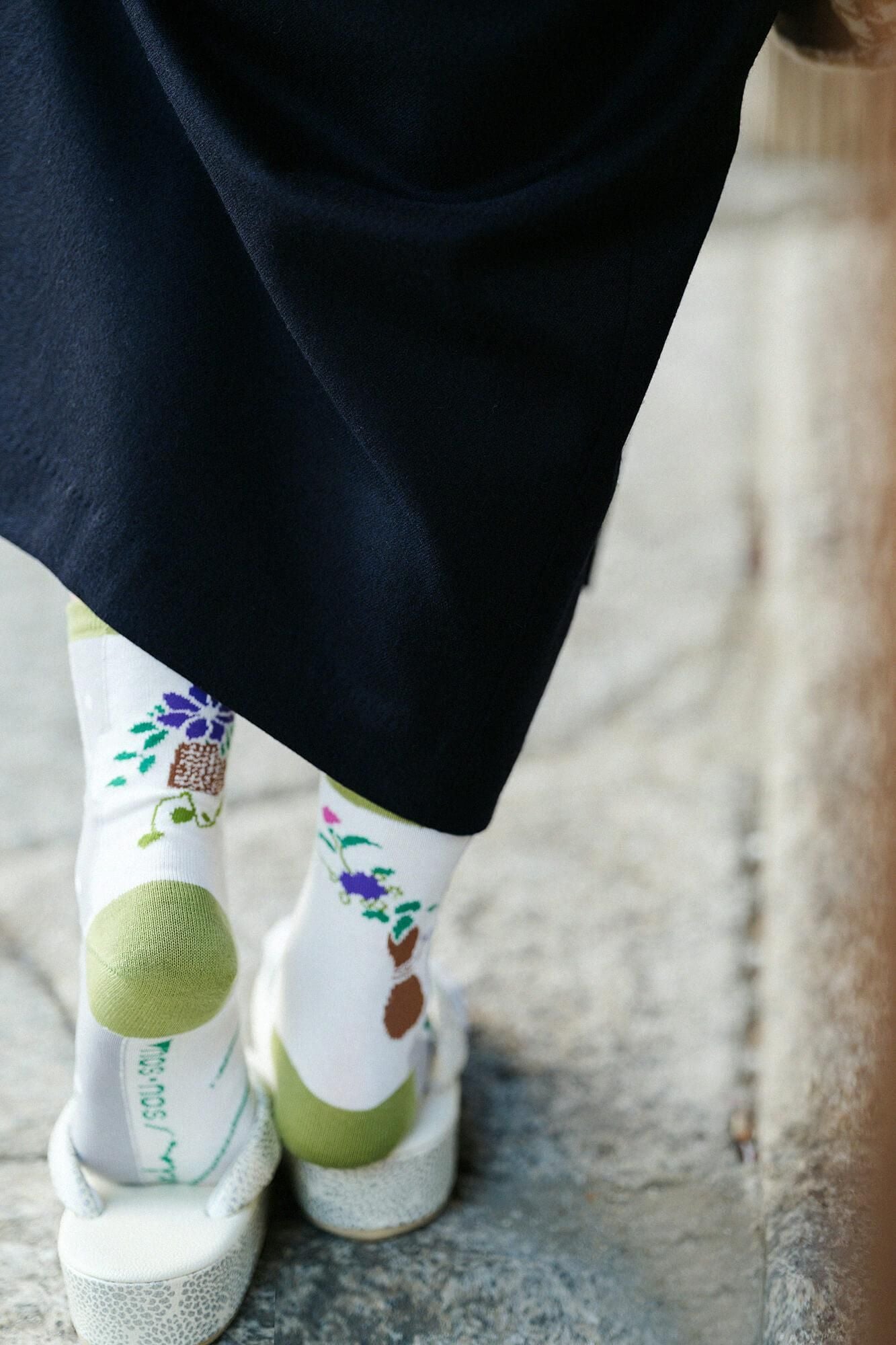 Tabi Socks (Mid-calf)/Chabana【Men・Women】