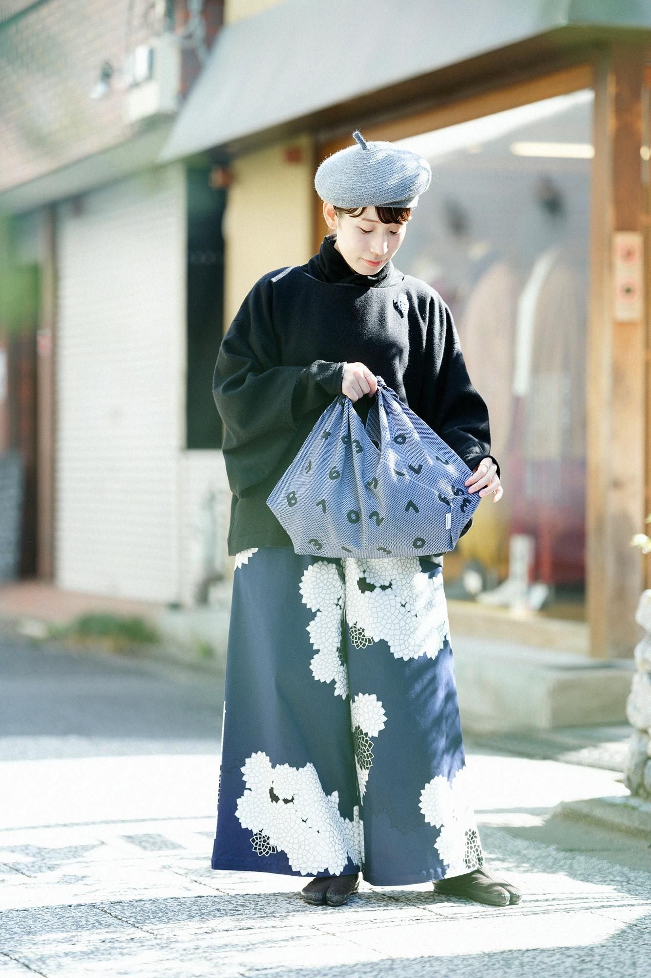 知多木綿 先染刺子 小巾折 穏(こはばおり おだやか)/SO-SU-U