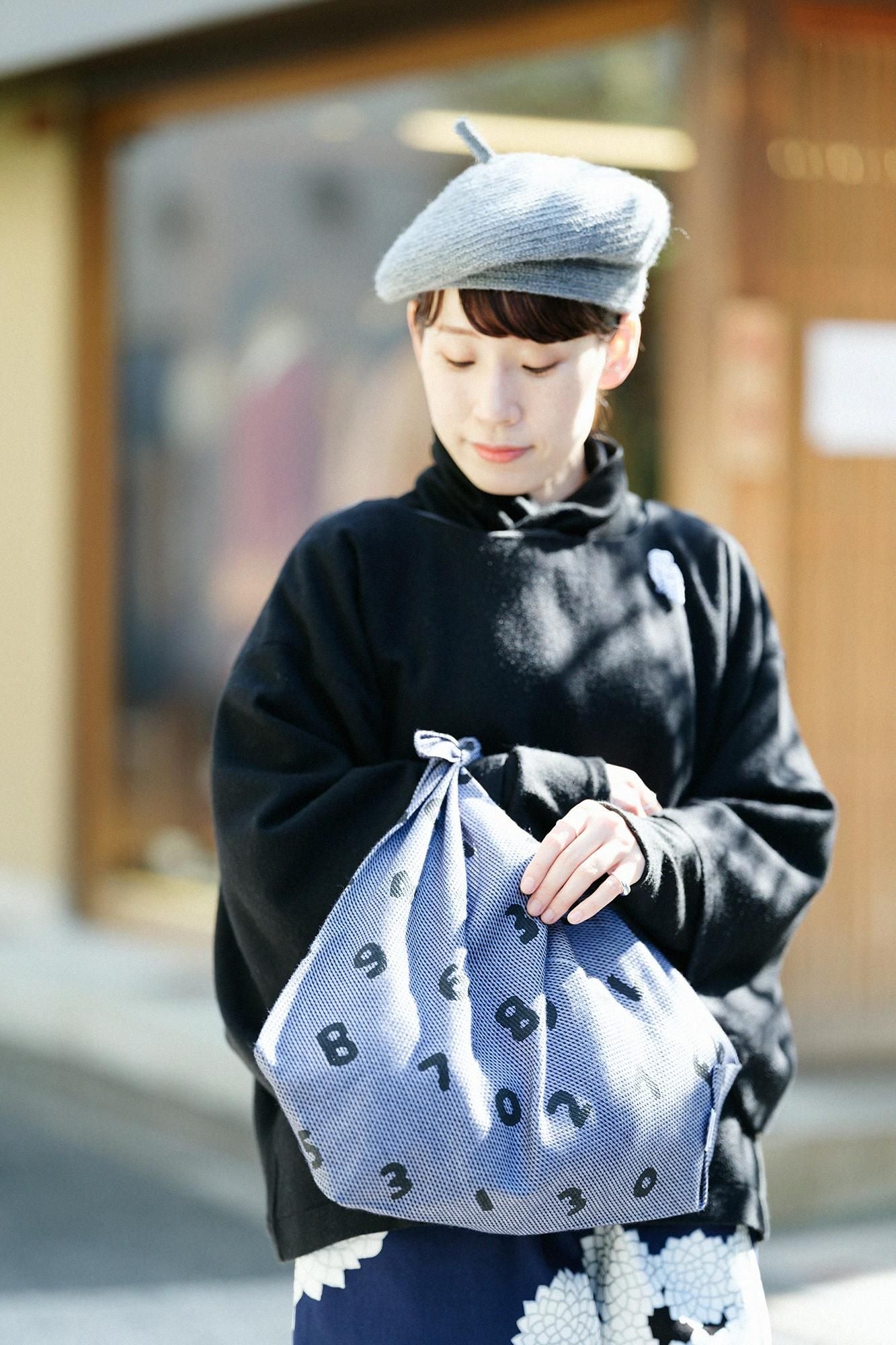 知多木綿 先染刺子 小巾折 穏(こはばおり おだやか)/SO-SU-U