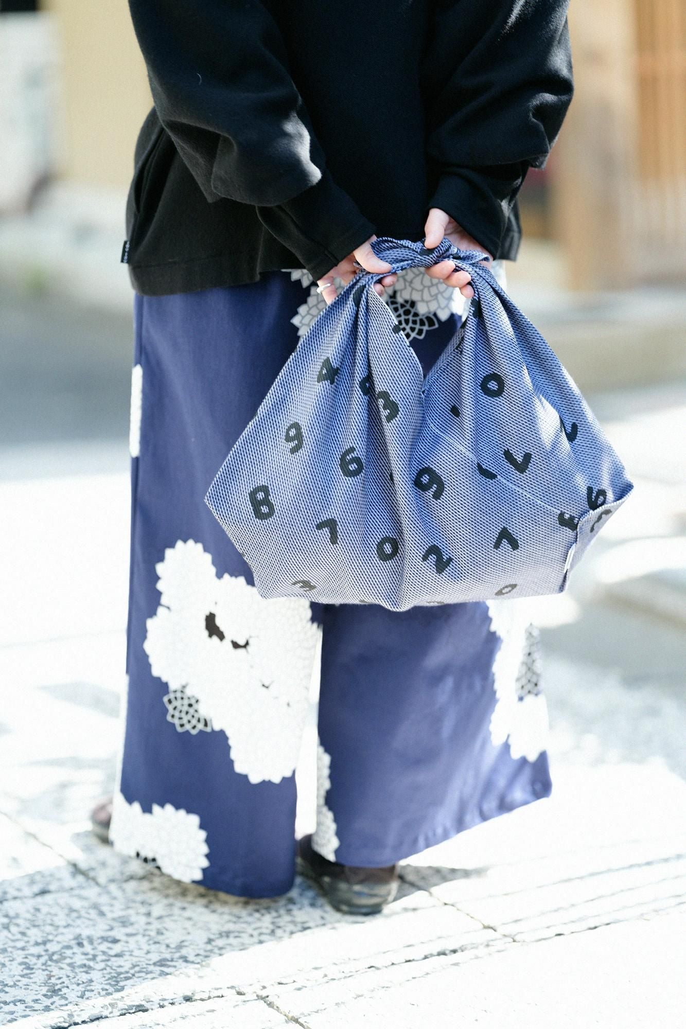 知多木綿 先染刺子 小巾折 穏(こはばおり おだやか)/SO-SU-U