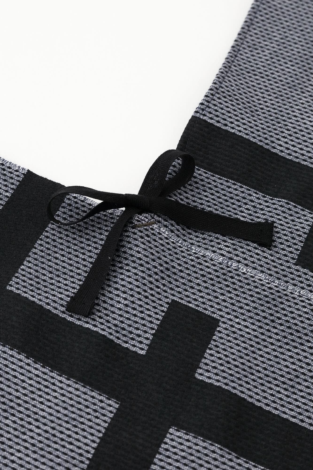 知多木棉 刺子繡 小巾折 穩 隨行袋/柵欄