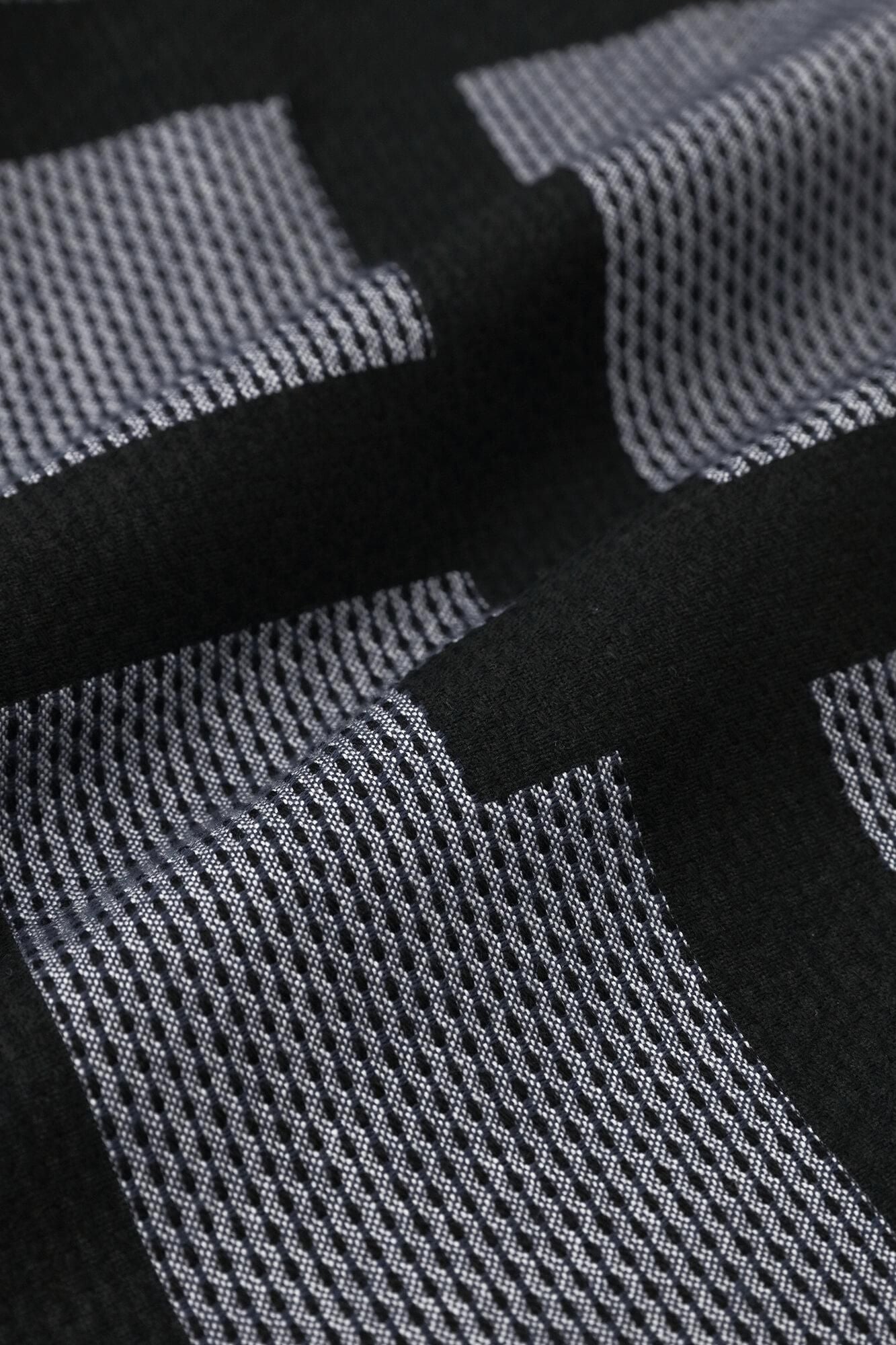 知多木棉 刺子繡 小巾折 穩 隨行袋/柵欄