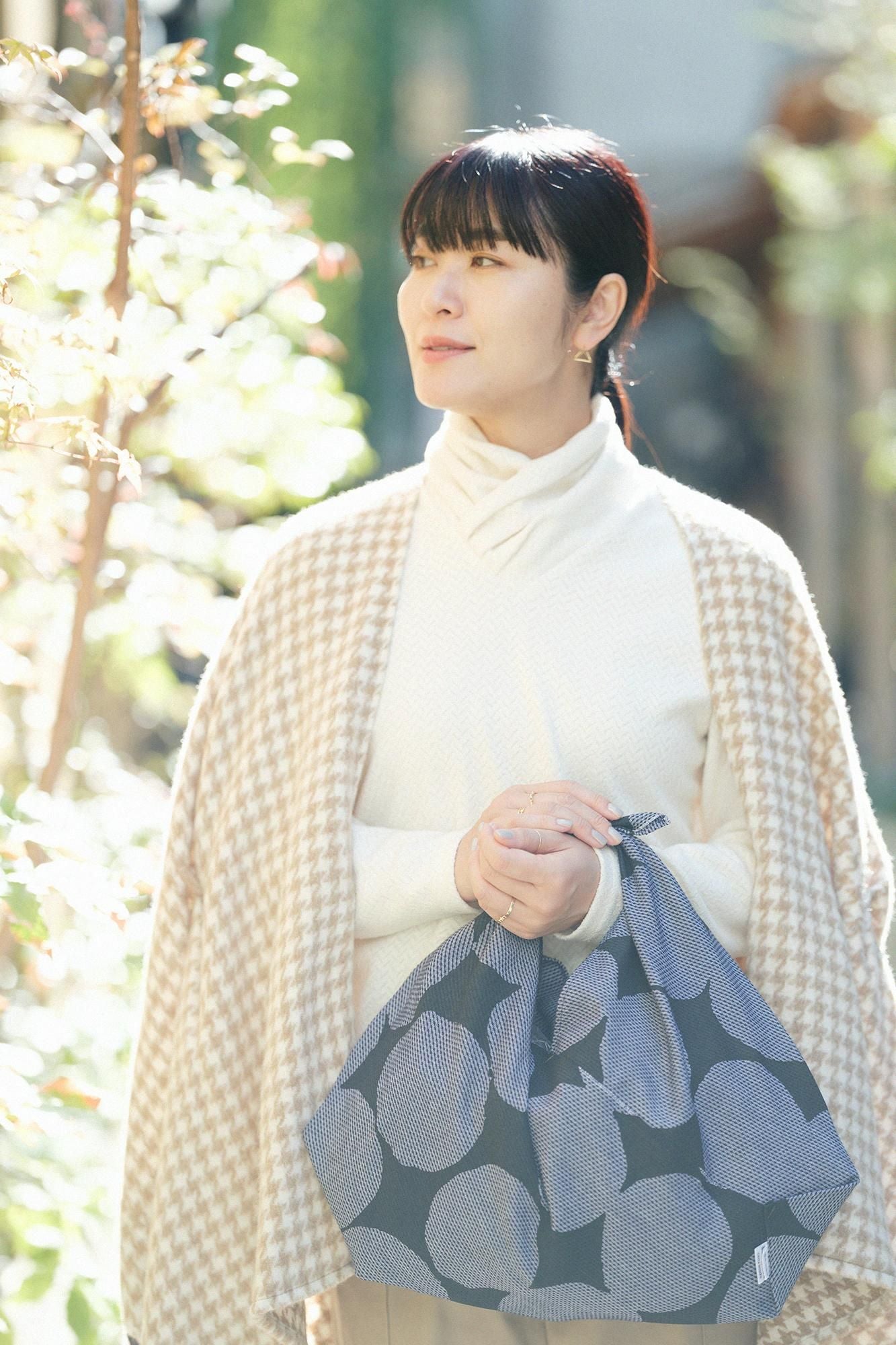 Chita Momen Garngefärbtes Sashiko Kohababaori Odayaka/Ohajiki