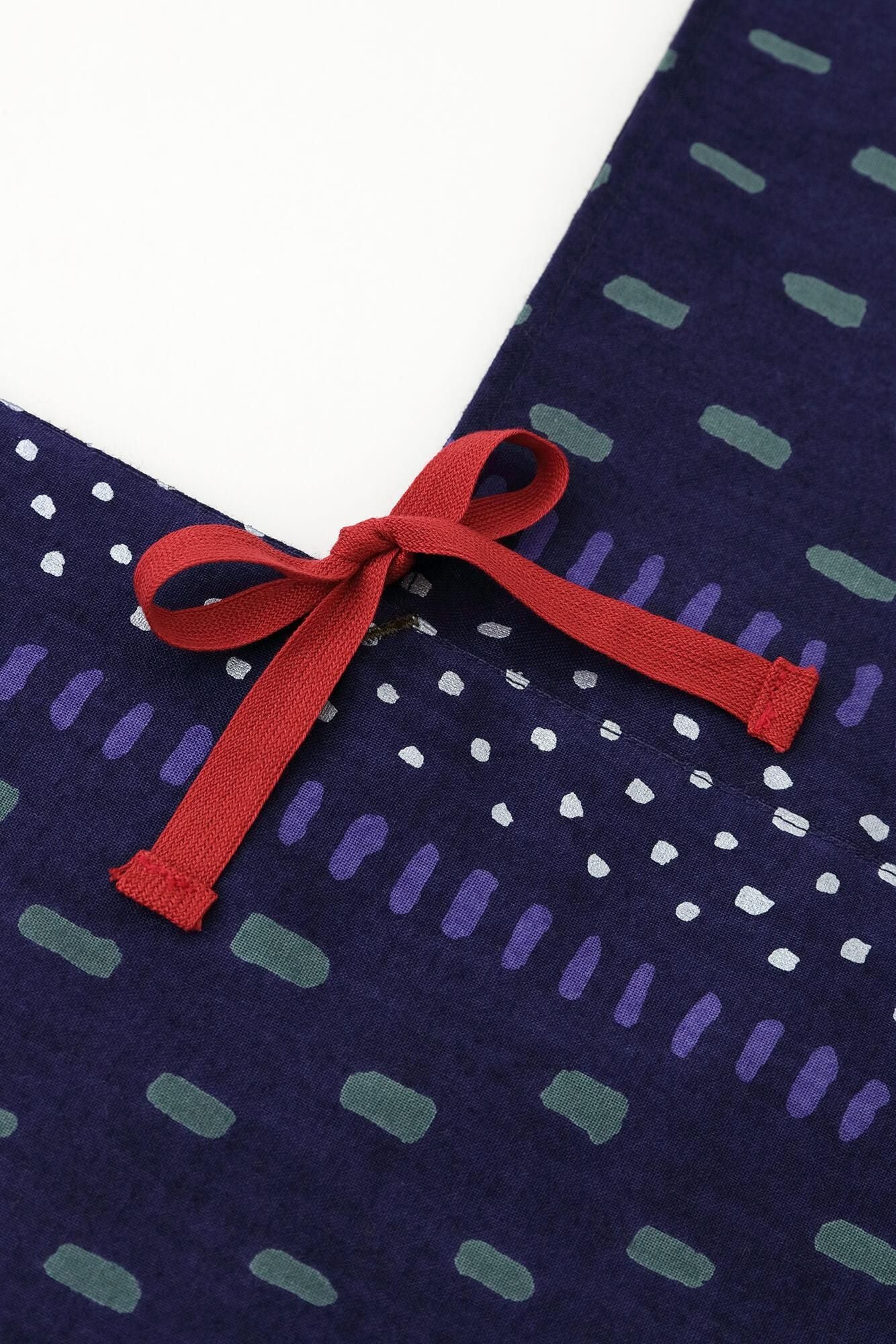 知多木綿 20/20 小巾折 穏(こはばおり おだやか)/霰縞(あられじま)