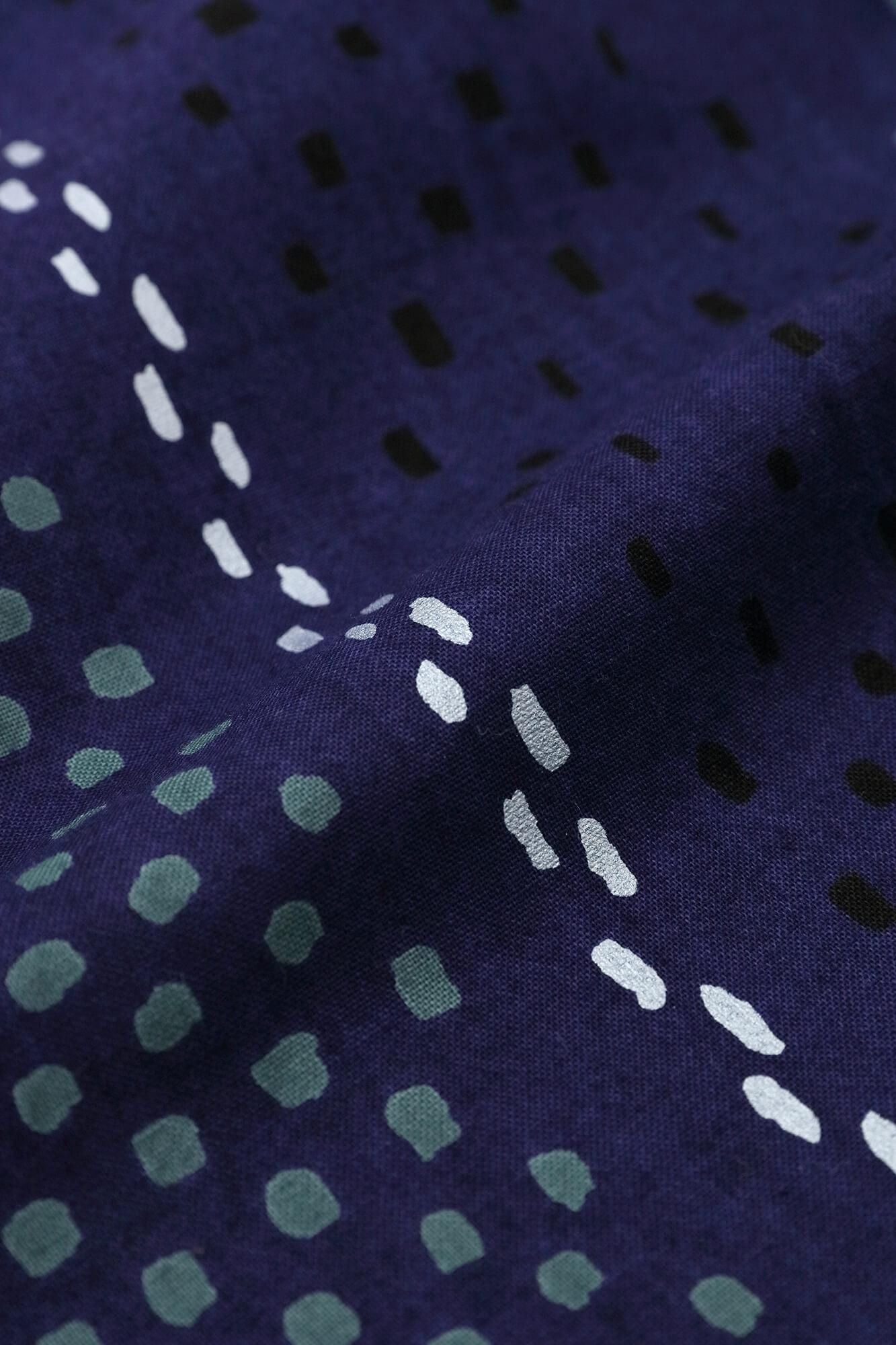 知多木綿 20/20 小巾折 穏(こはばおり おだやか)/霰縞(あられじま)