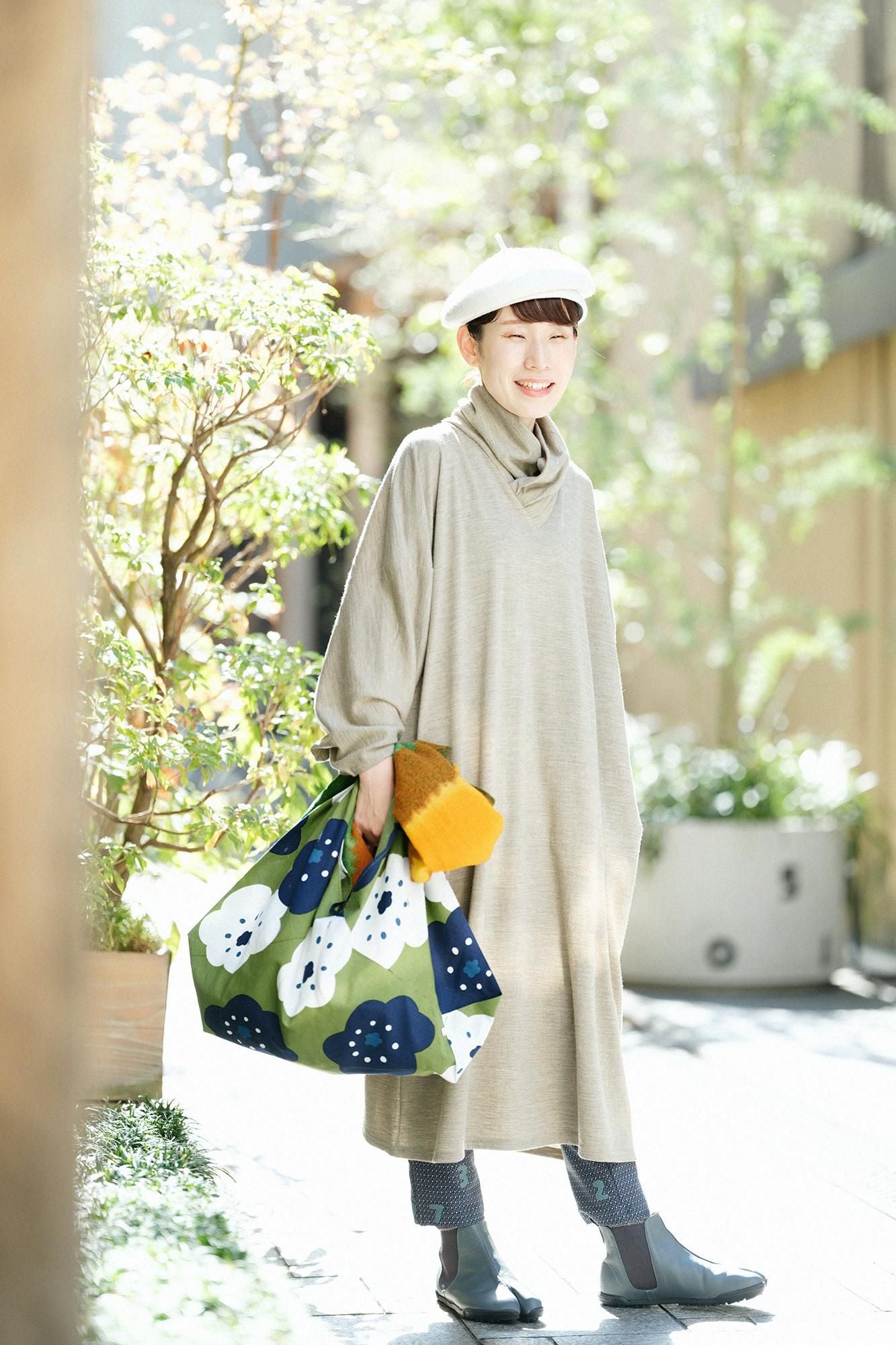 知多木綿 20/20 小巾折 穏(こはばおり おだやか)/ほほえみ